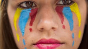 Venezuelassa osoitettiin mieltä hallitusta vastaan 22. huhtikuuta.