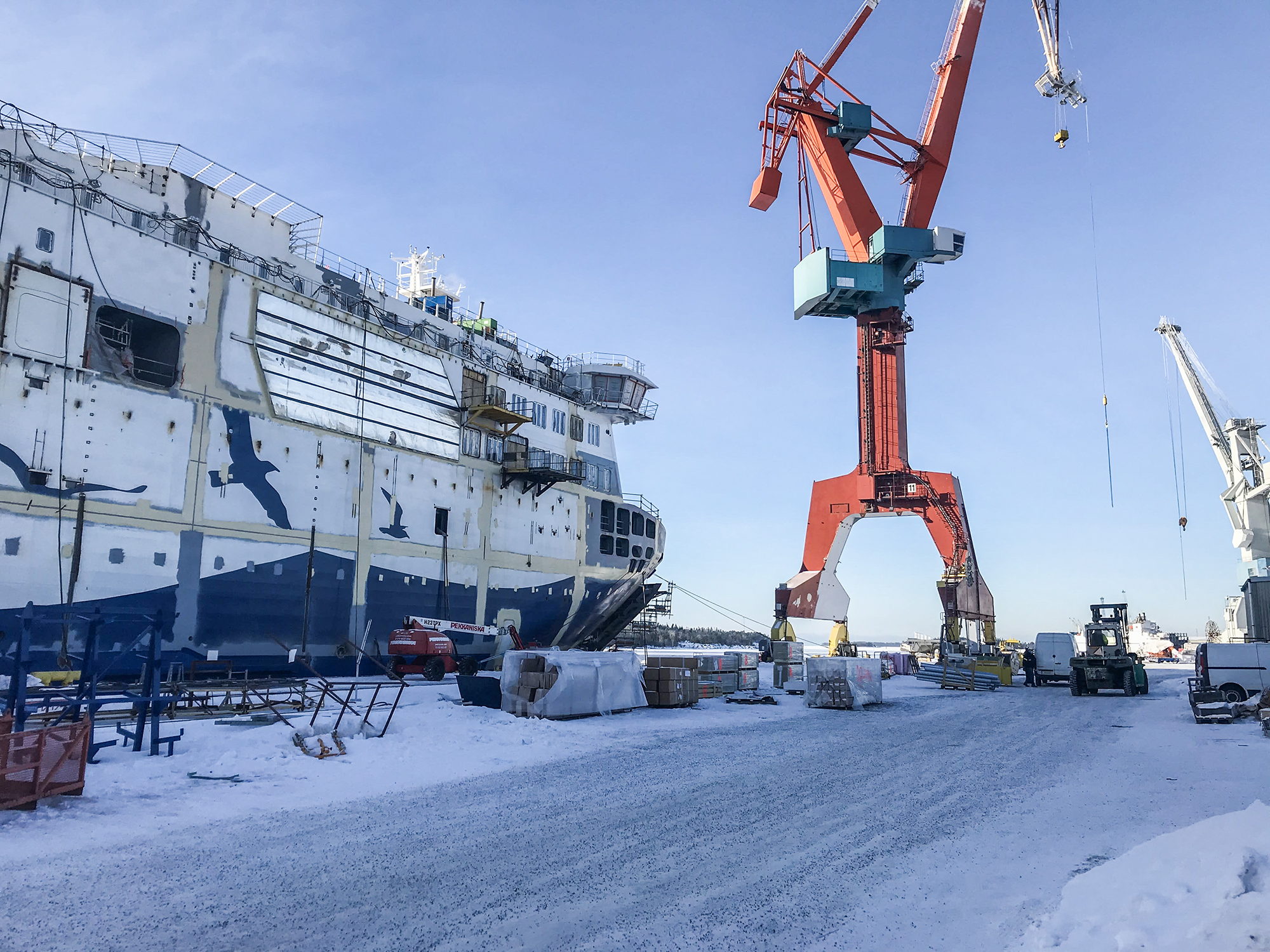 Rauma shipyard is delayed due to the outbreak of the coronavirus