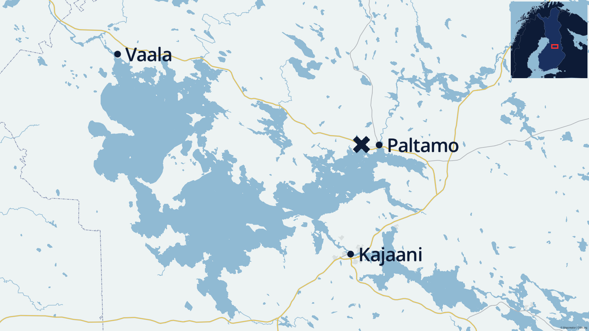 Dos muertos en un accidente de paso a nivel en el centro de Finlandia