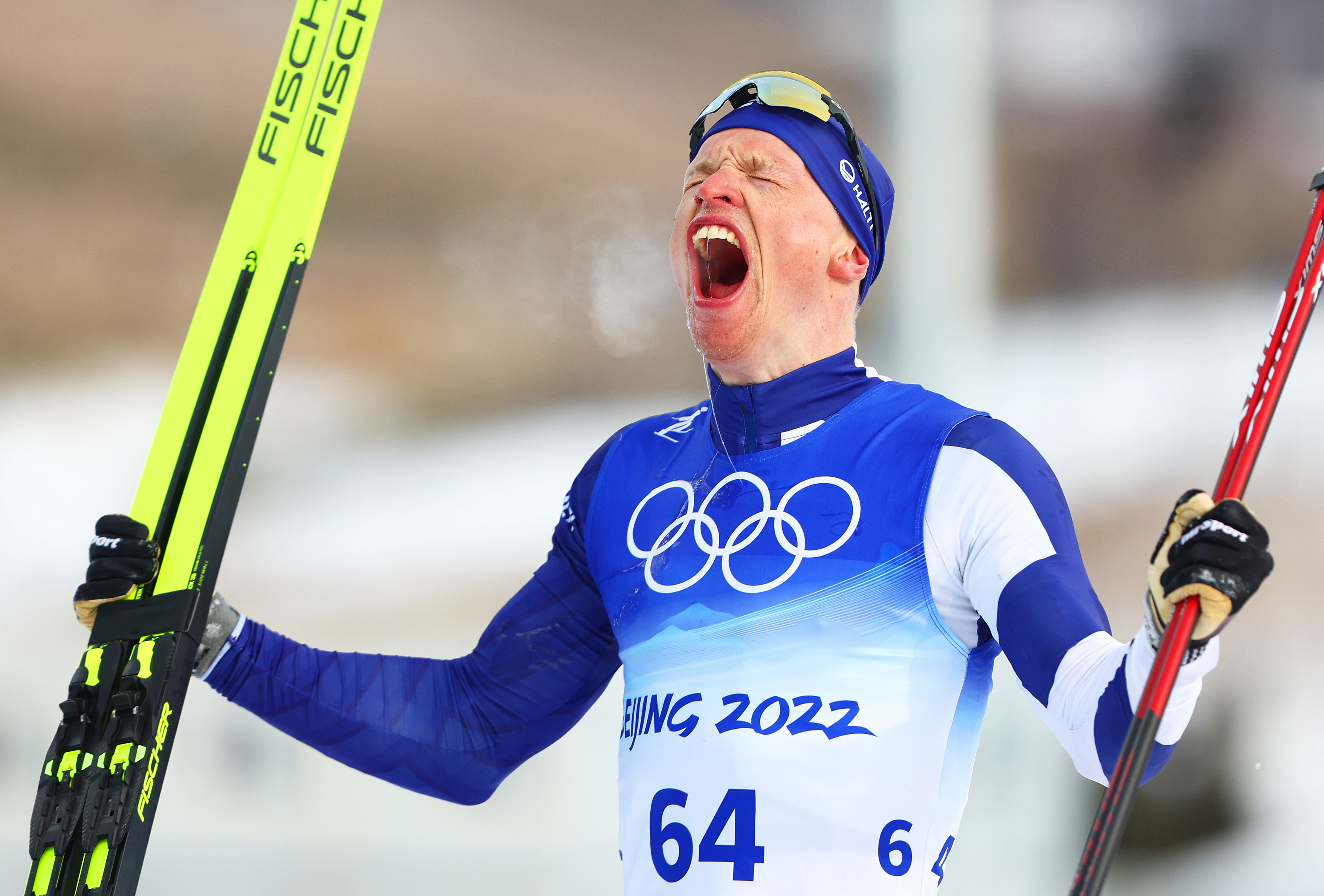 فاز Skier Niskanen بالميدالية الذهبية الفنلندية