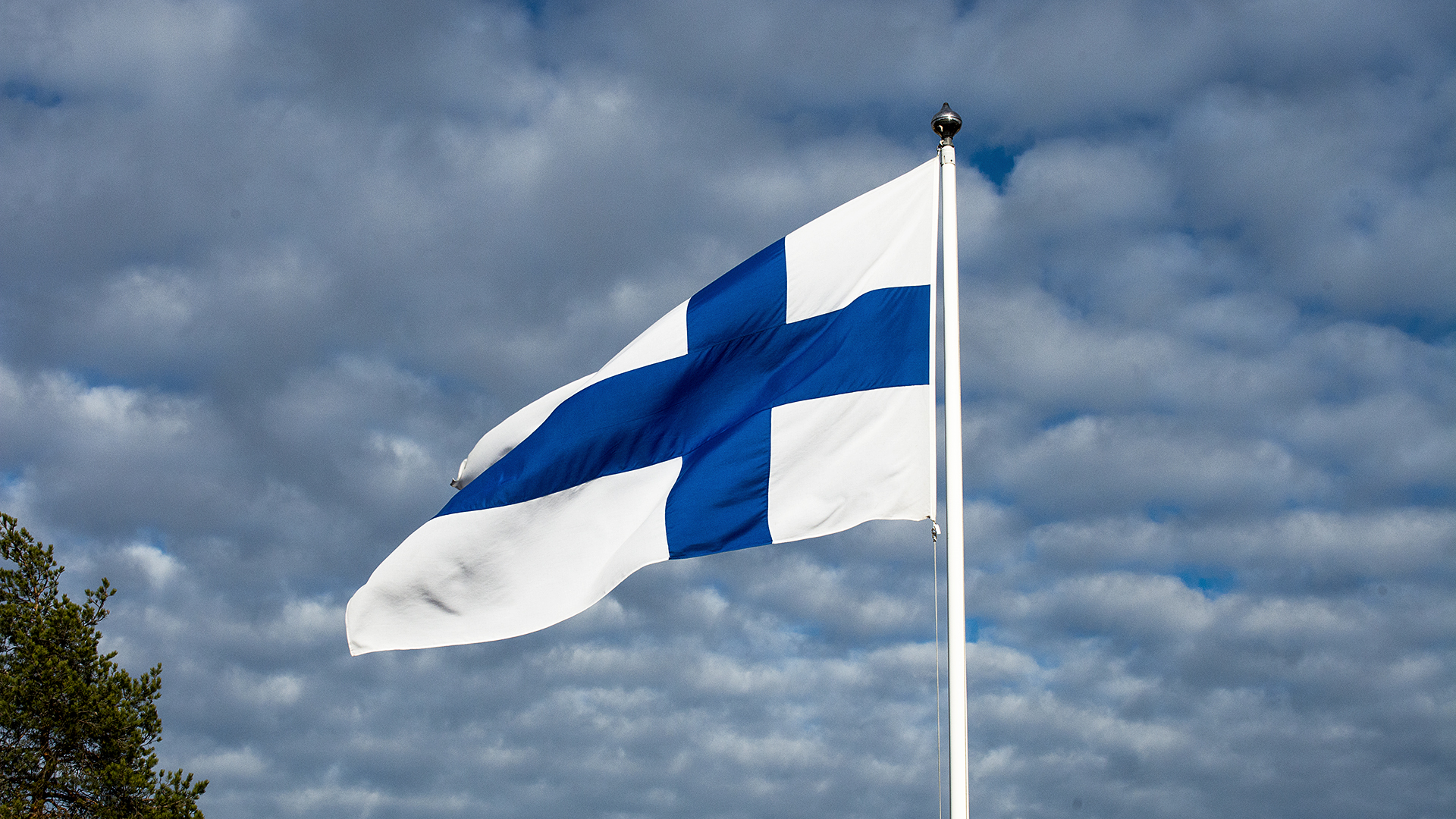 In Finland, the flags float in honor of the United Nations Day