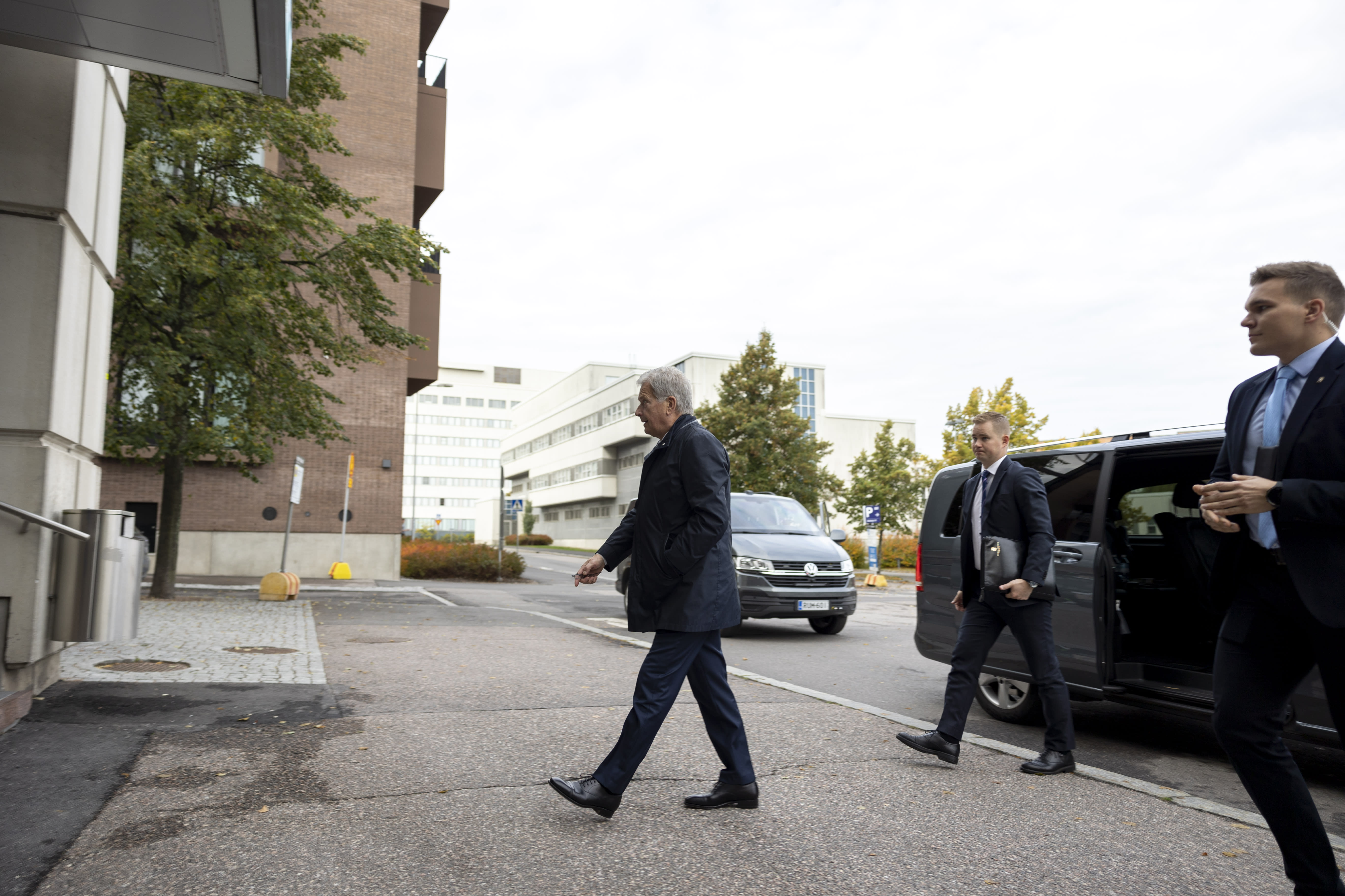 The Finnish president headed to both coasts of the United States