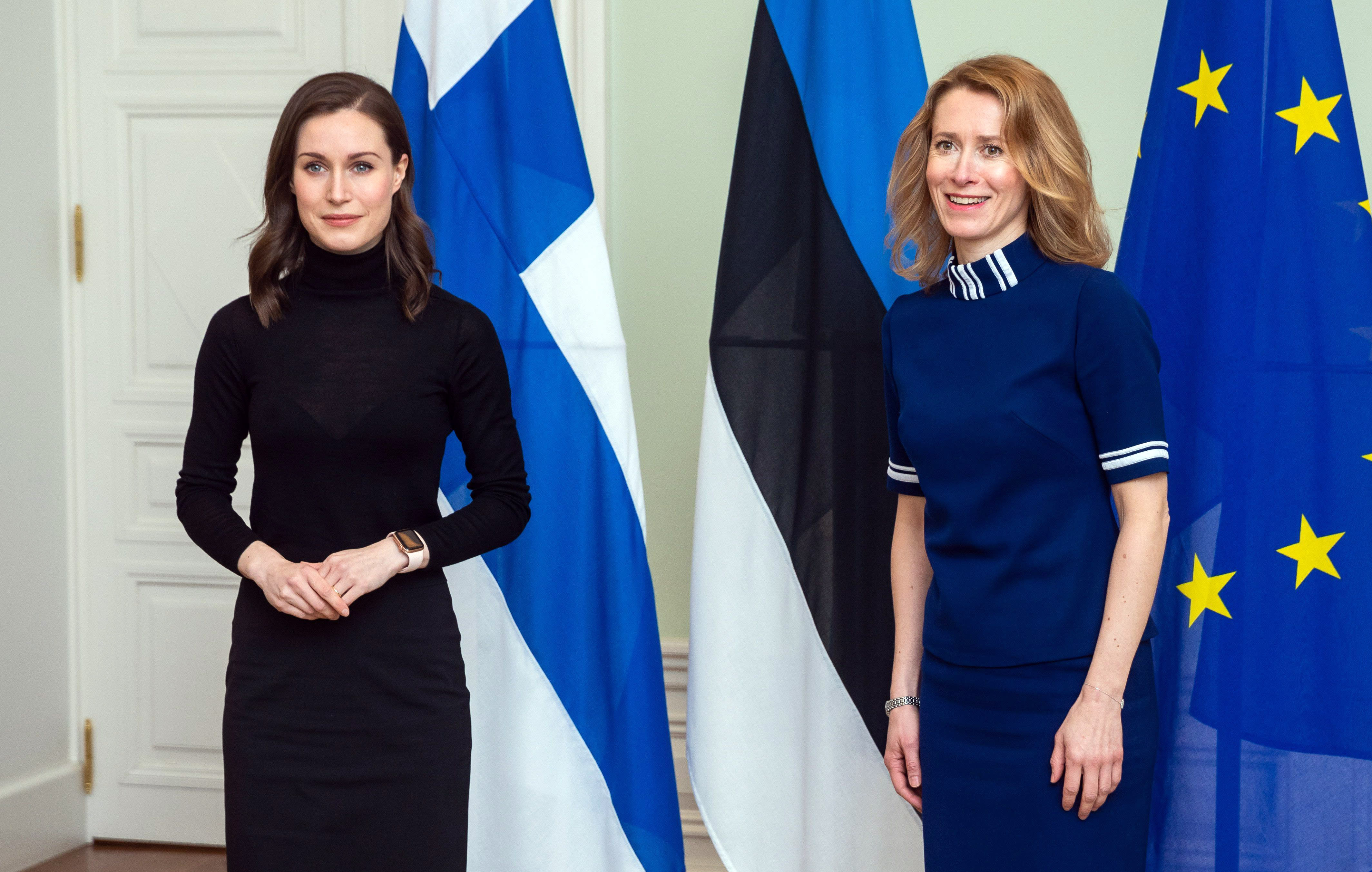 Die Ministerpräsidenten von Finnland und Estland treffen sich inmitten einer Welt, die sich verändert hat, da die Bindungen der Länder enger werden
