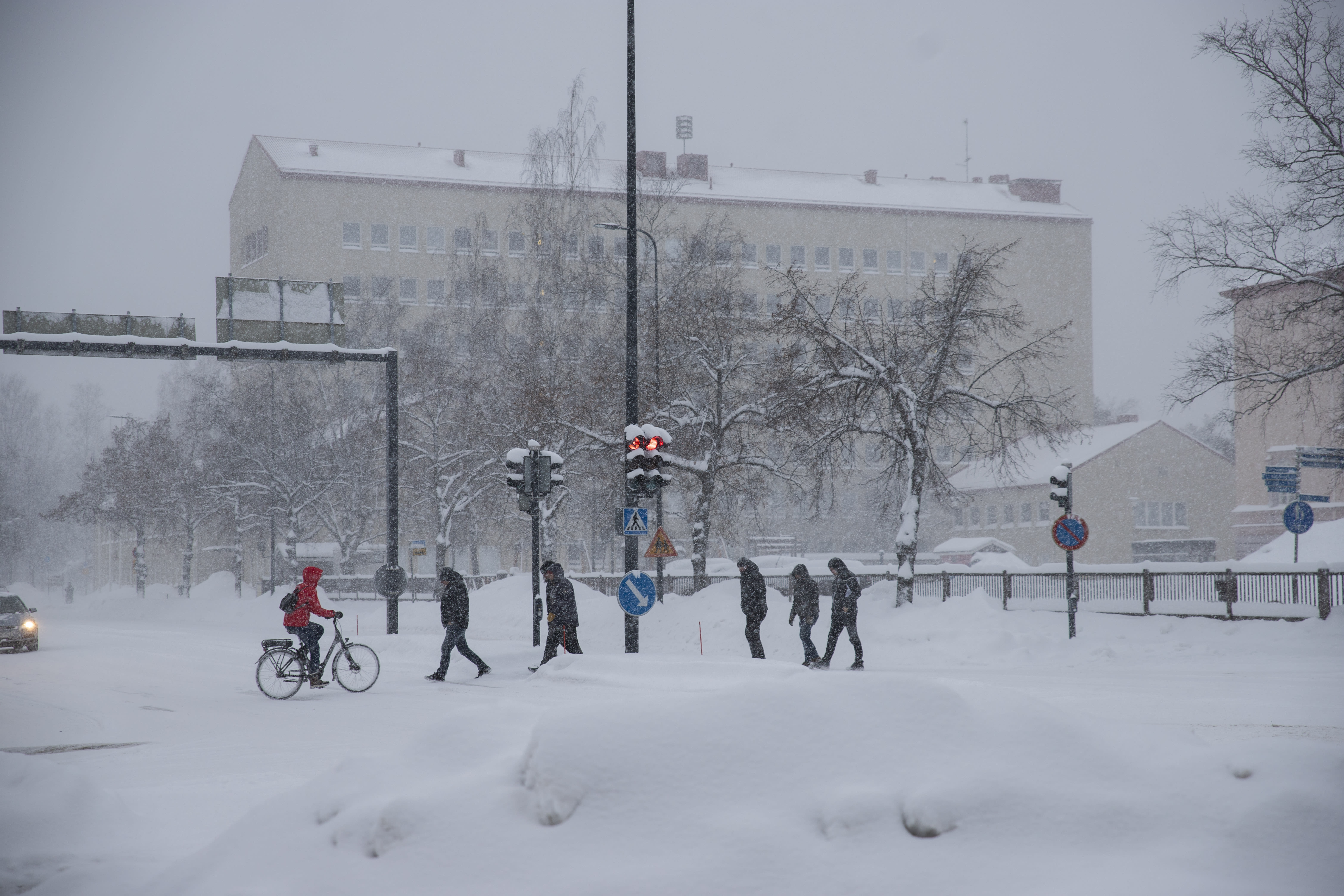 Salji dan angin kencang dijangka di seluruh Finland