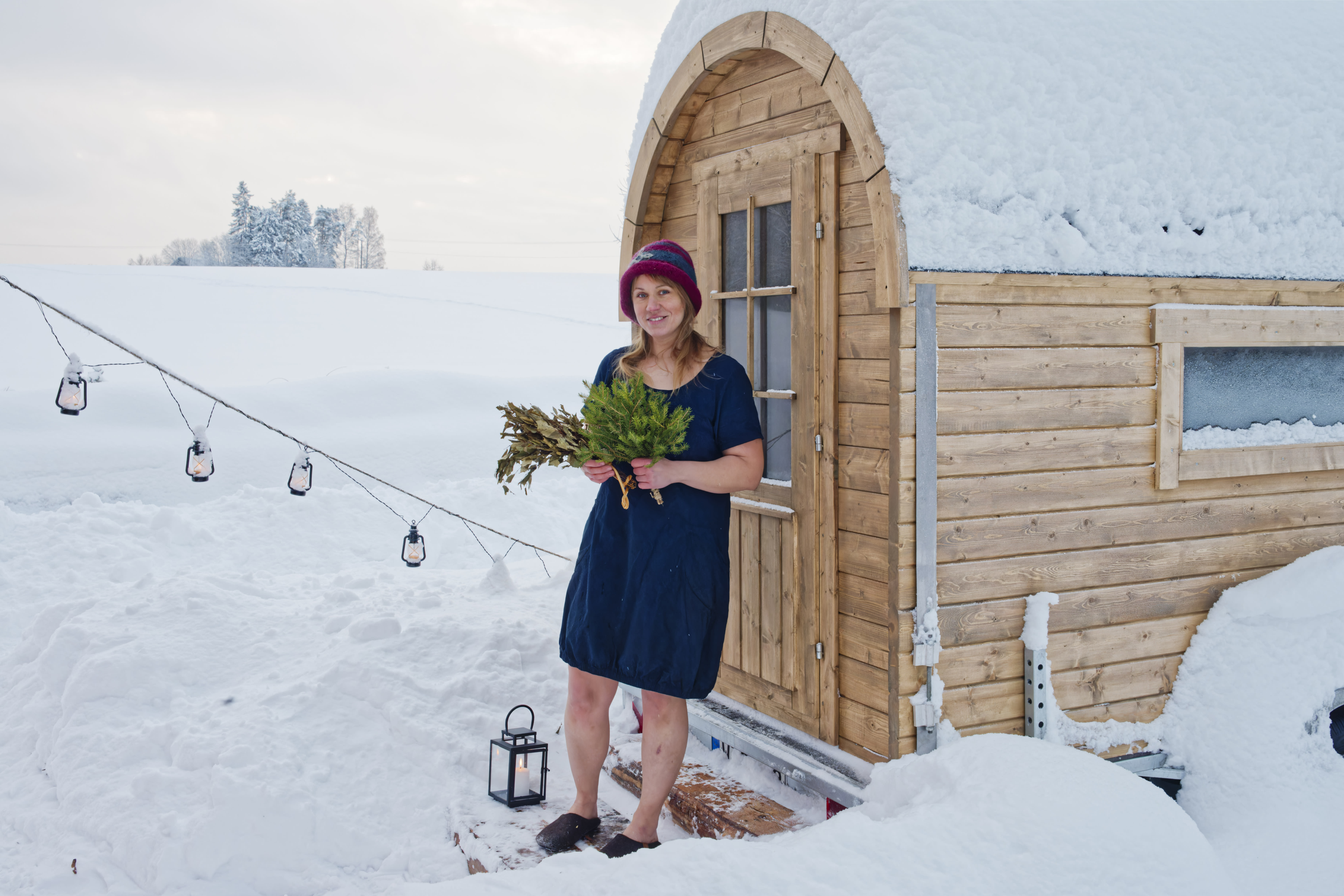 Finding Christmas peace in a hot Finnish sauna