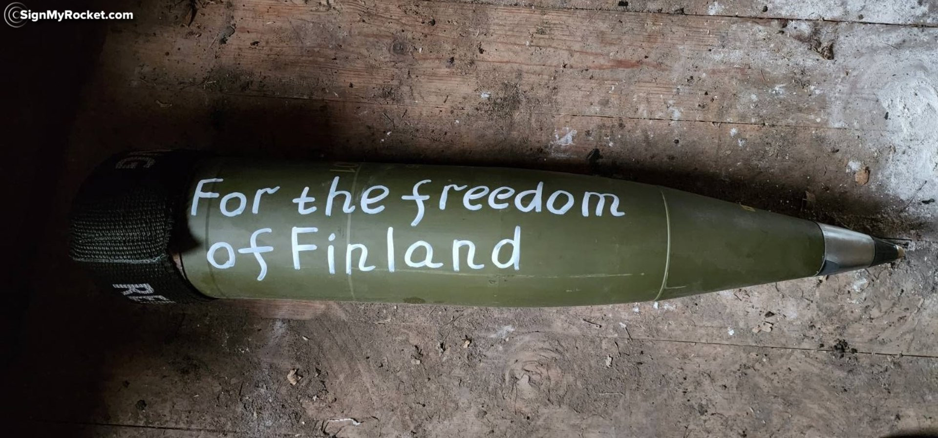 The Finnish MP’s decision to send a message to Russia with a Ukrainian rocket arouses heated debate