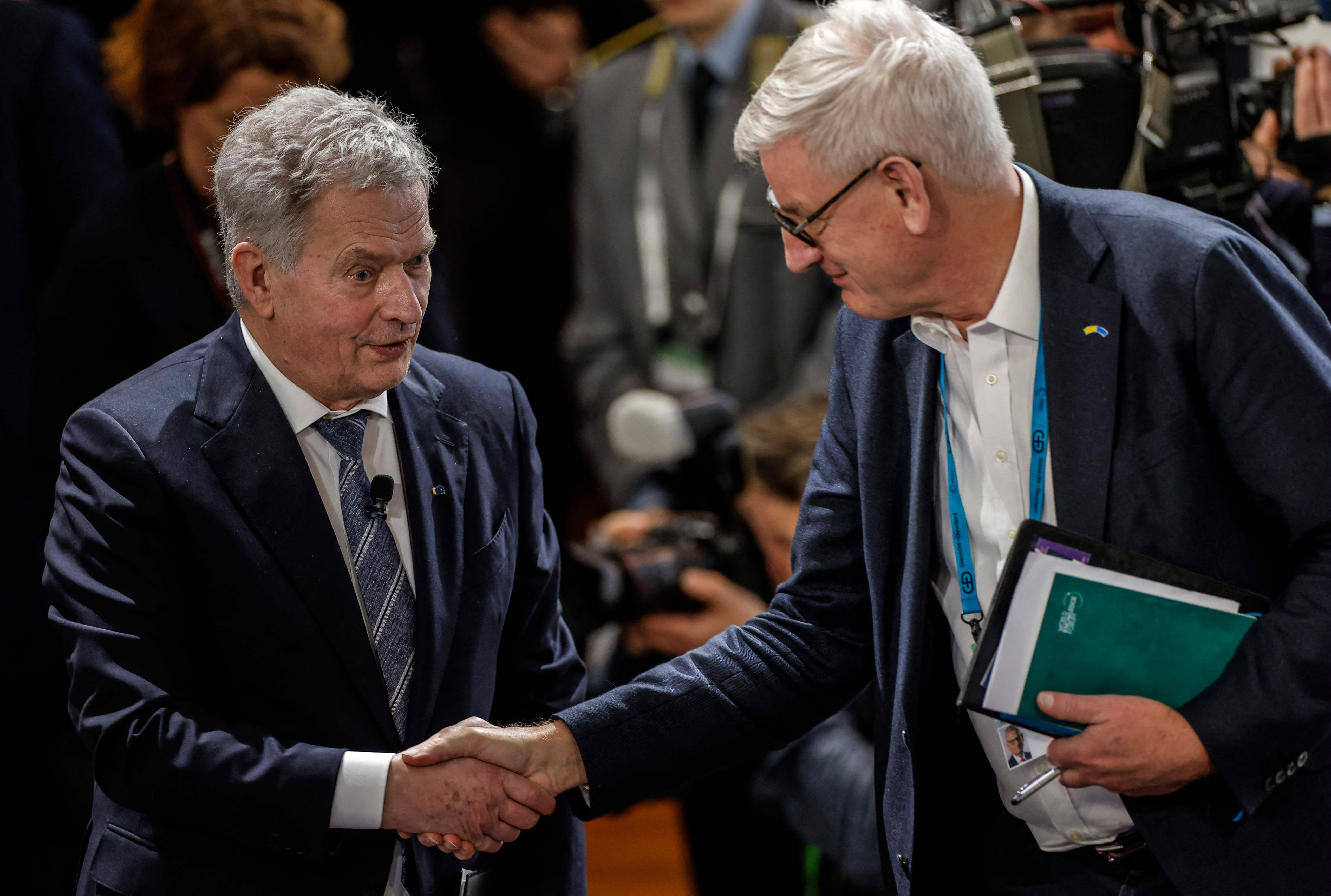 Niinistö, Marin and Haavisto discuss NATO’s options at the Munich Security Conference
