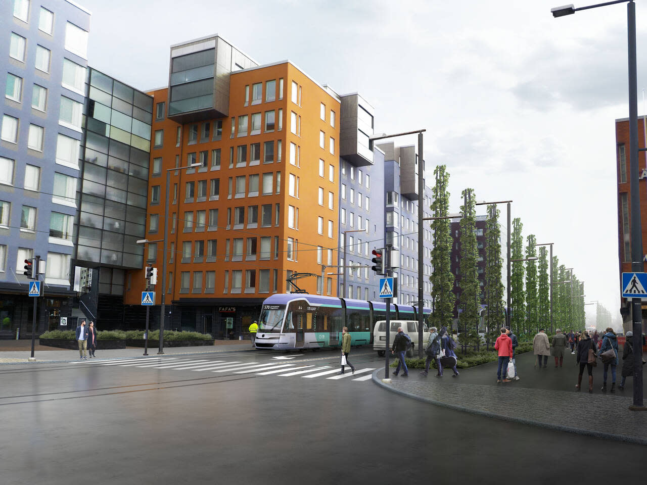 Vantaa genehmigt das Straßenbahnprojekt