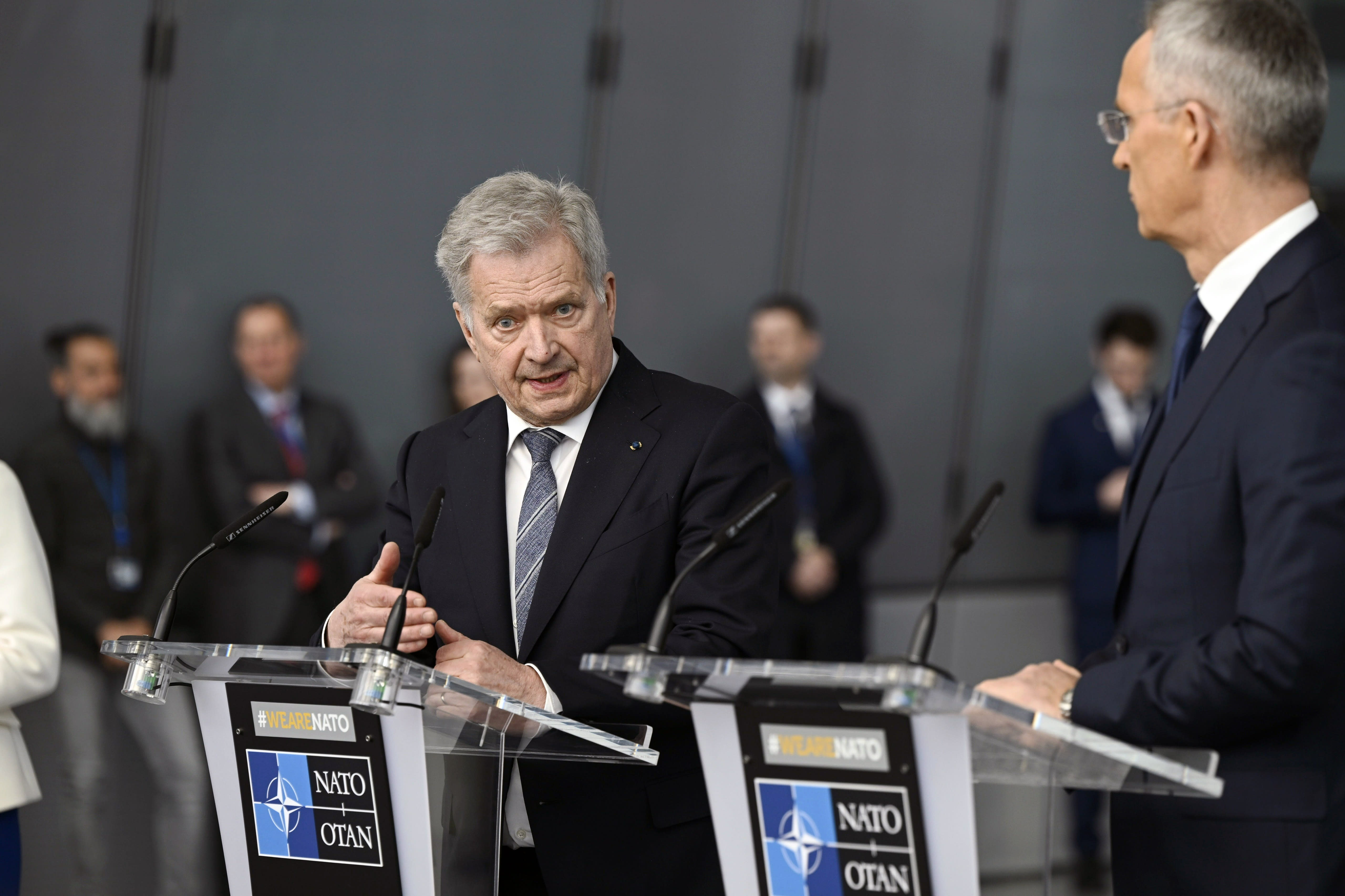 Niinistö: "Eine neue Ära beginnt", wenn Finnland der NATO beitritt