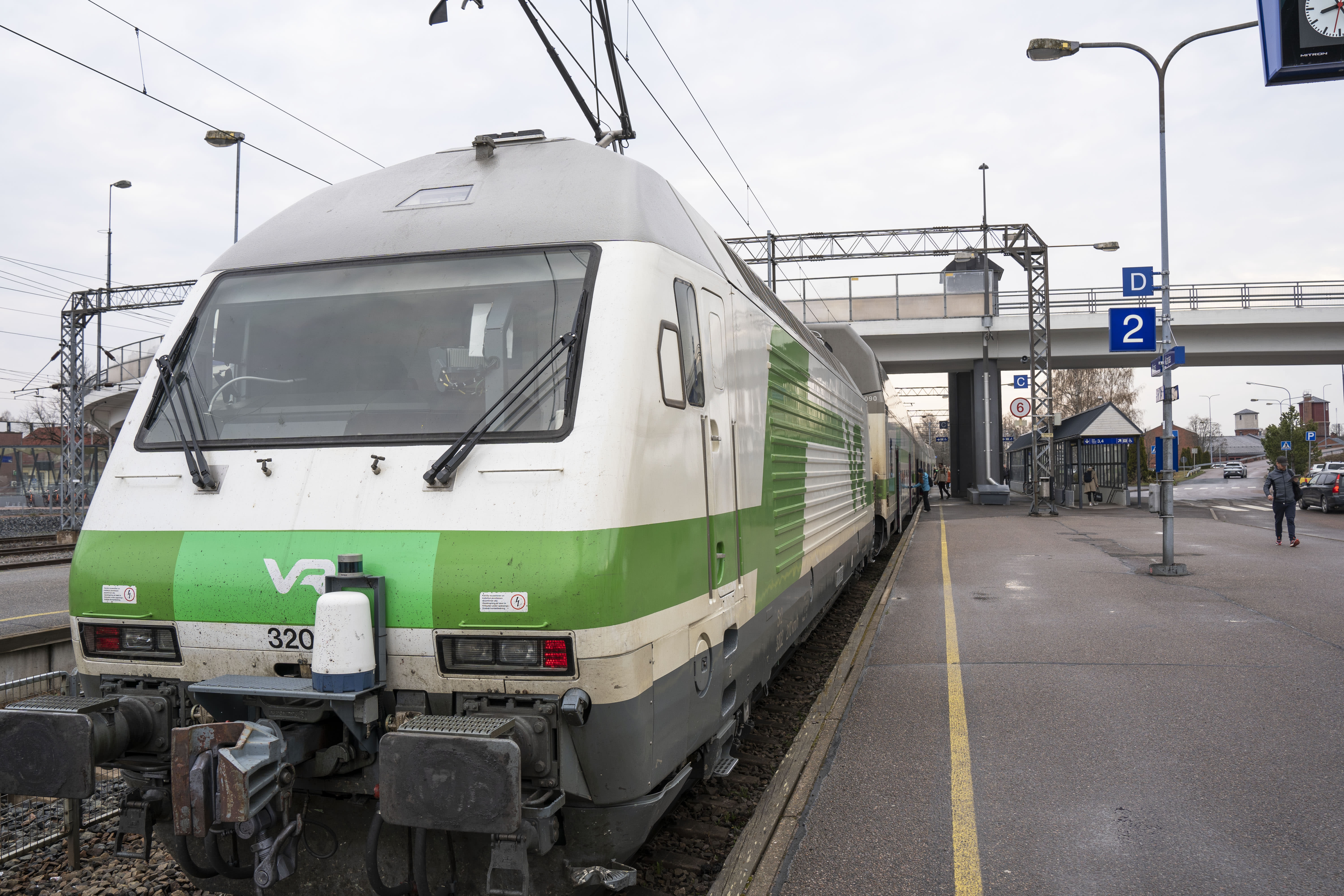 Perkhidmatan kereta api Finland Utara telah terganggu