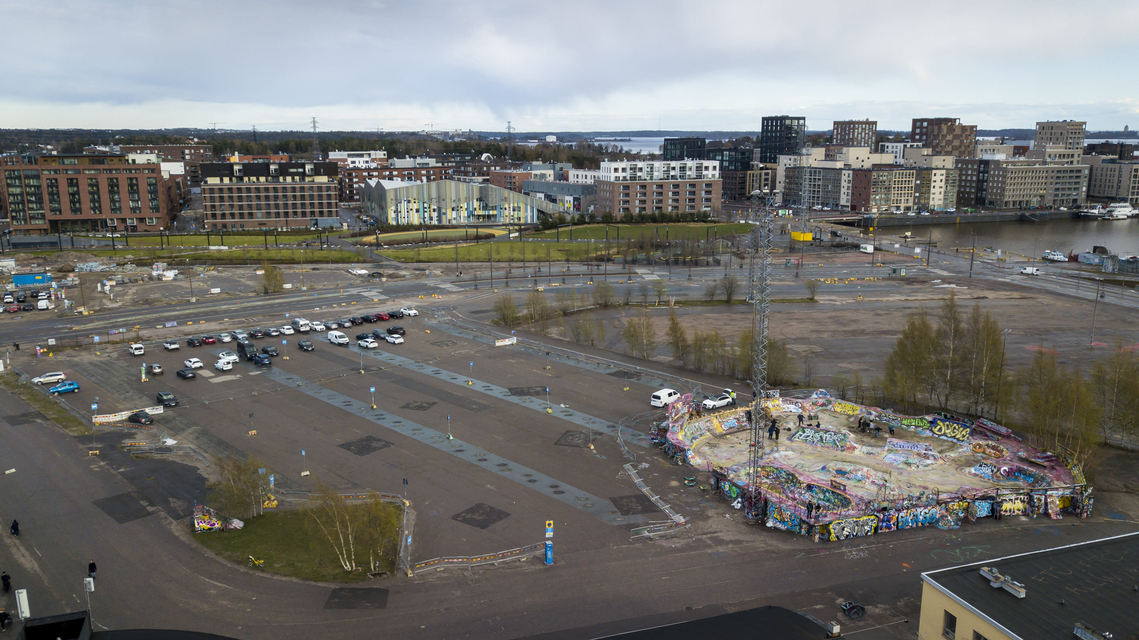 Pläne für ein neues Veranstaltungszentrum vertreiben Skateboarder aus dem beliebten Helsinki Park