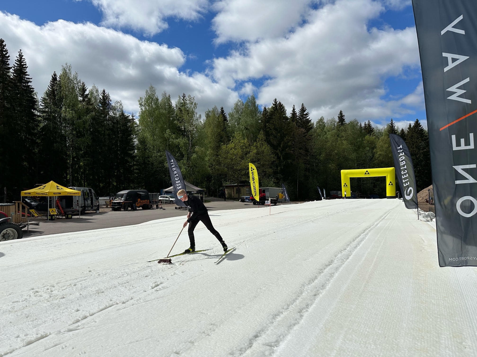 Die Skifahrer von Espoo erreichten die letzte Spur