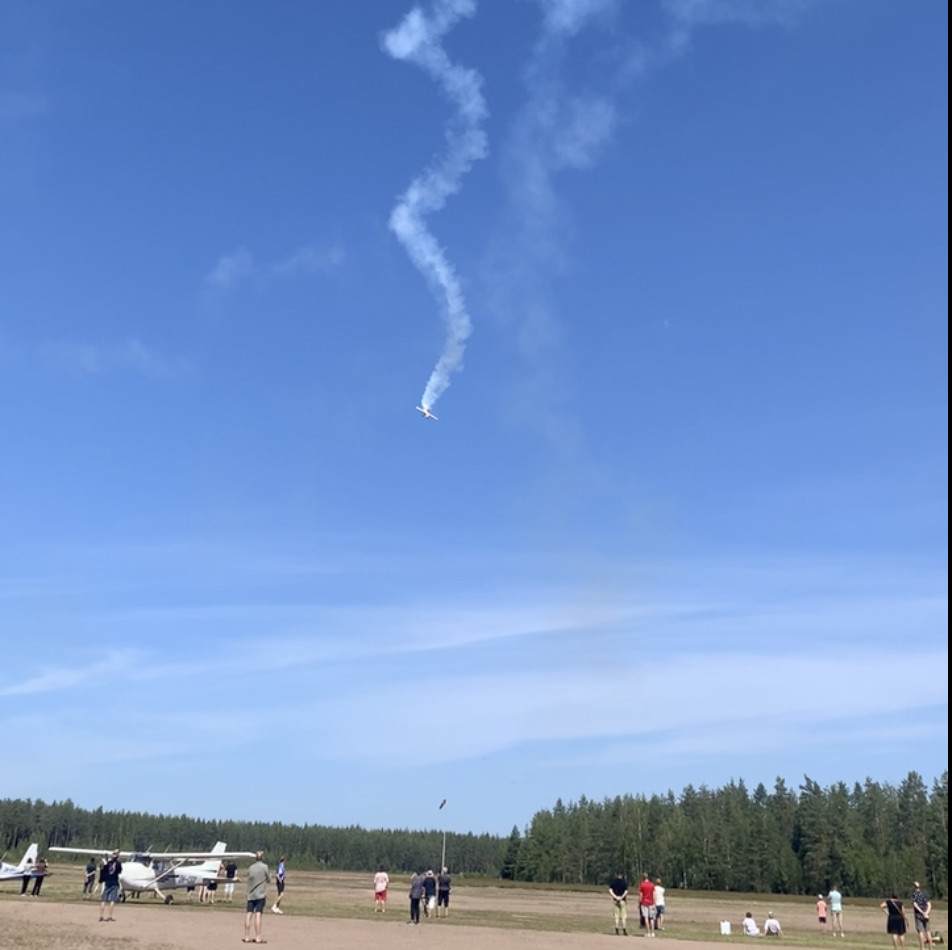 The pilot died in the Turma of the Kouvola air show