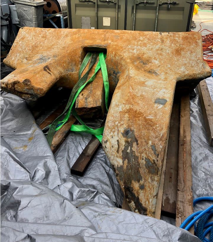Investigadores finlandeses confirman que el ancla encontrada pertenece a un barco chino