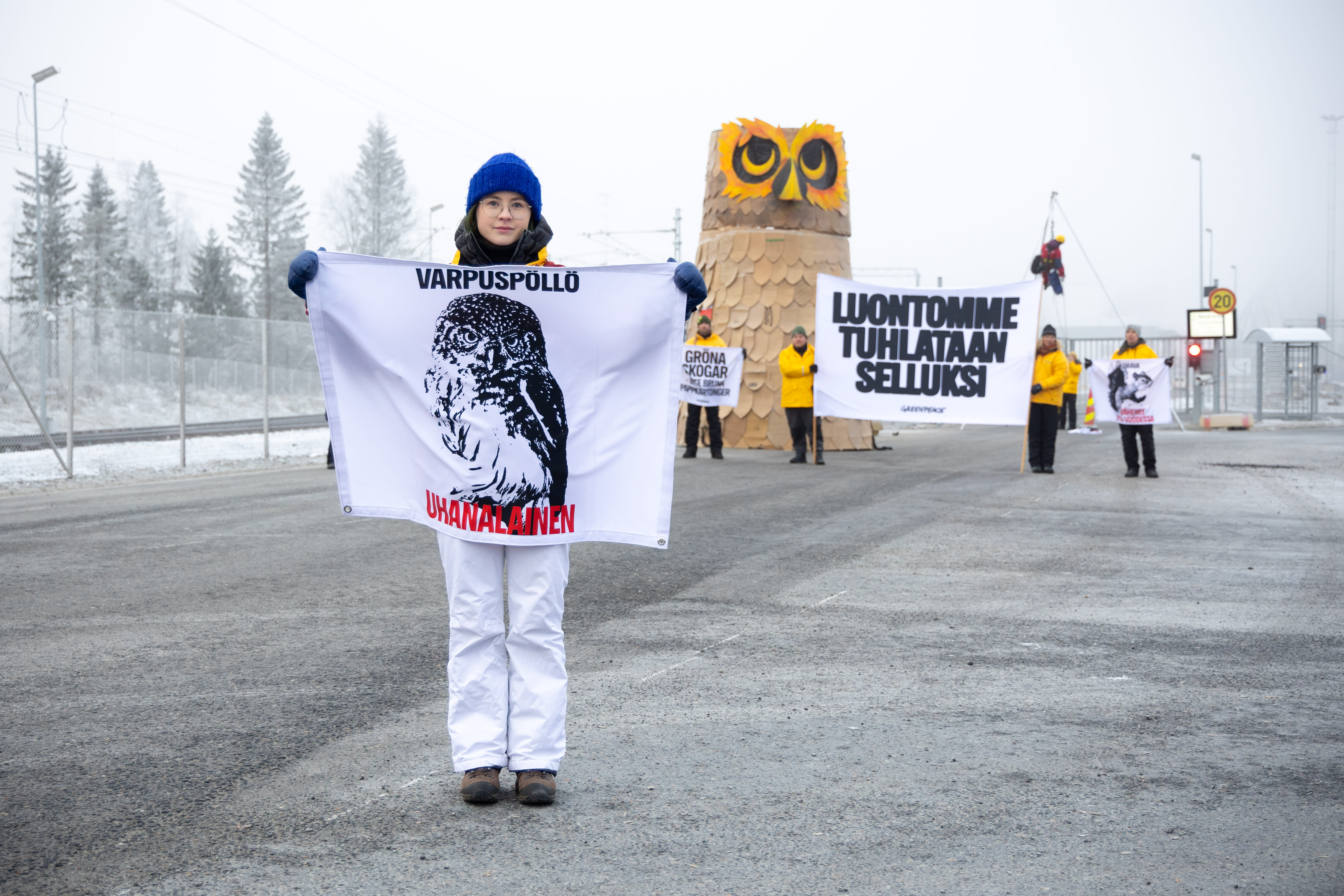 Die Polizei hat im Zusammenhang mit der Demonstration in der Zellstofffabrik in Lappland 29 Klimaaktivisten festgenommen