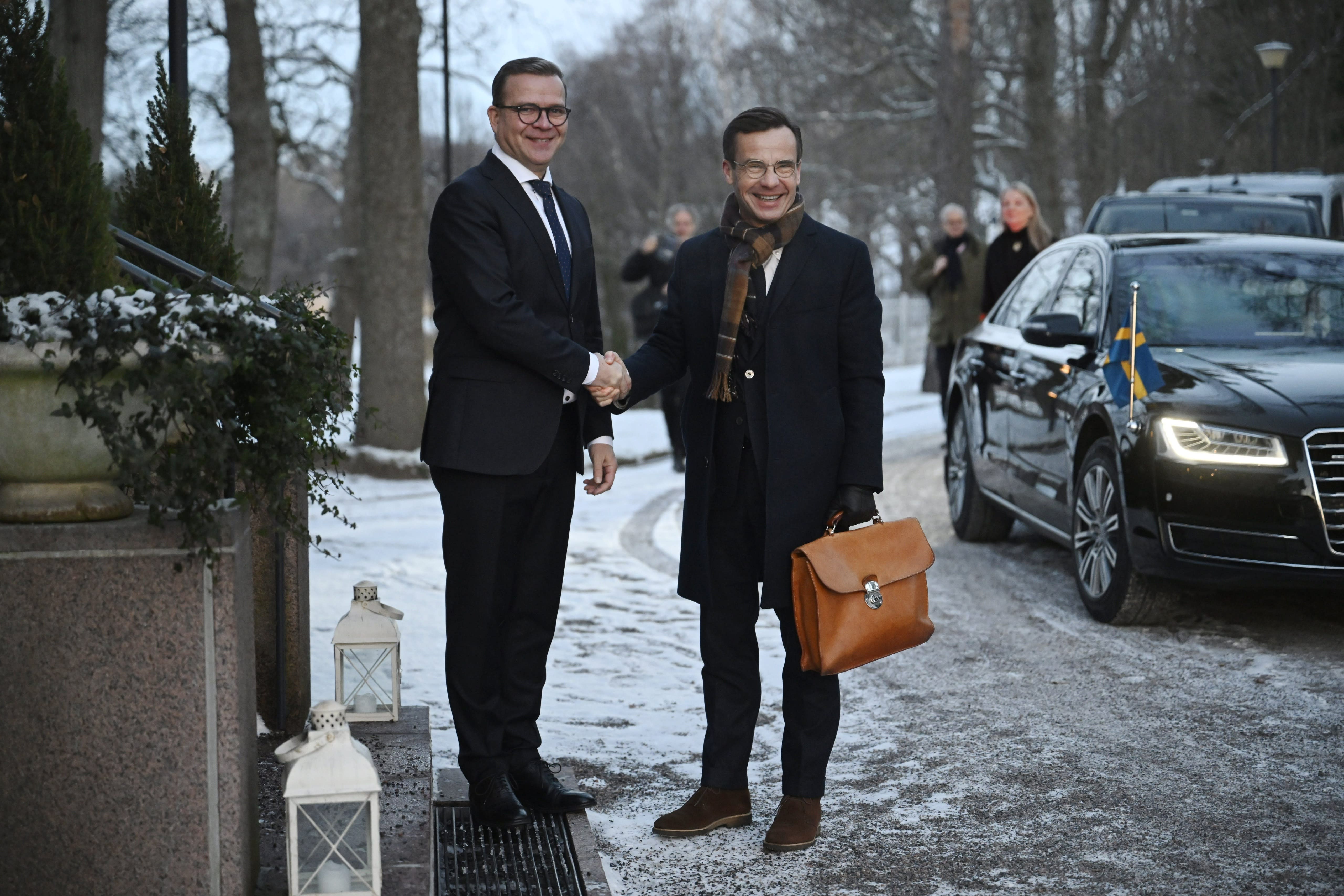 Schweden sei bereit, Finnland bei Grenzfragen zu helfen, sagt Premierminister Kristersson