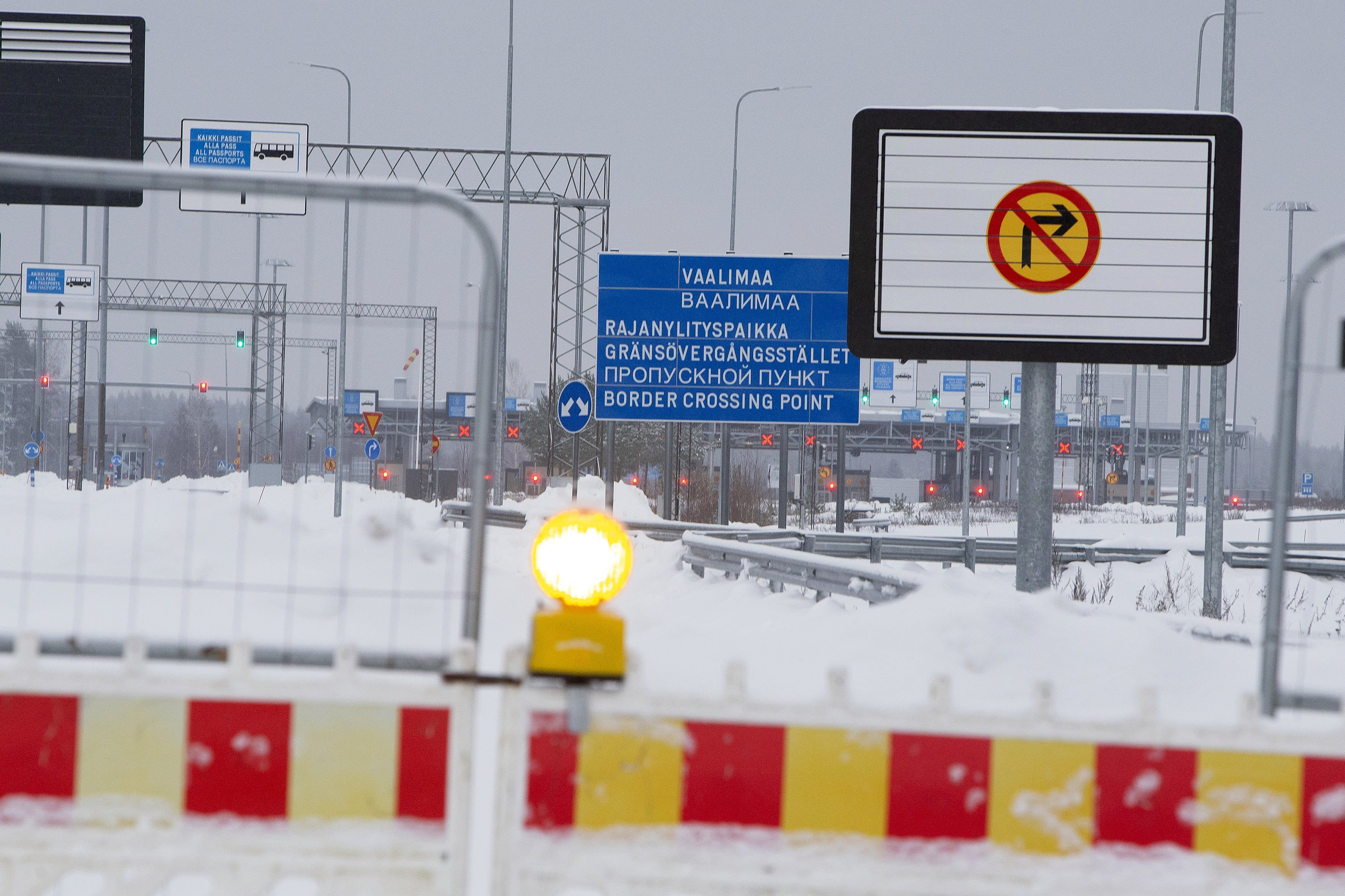 Nerves frayed at the Vaalimaa border crossing when Finland-Russia traffic ends early