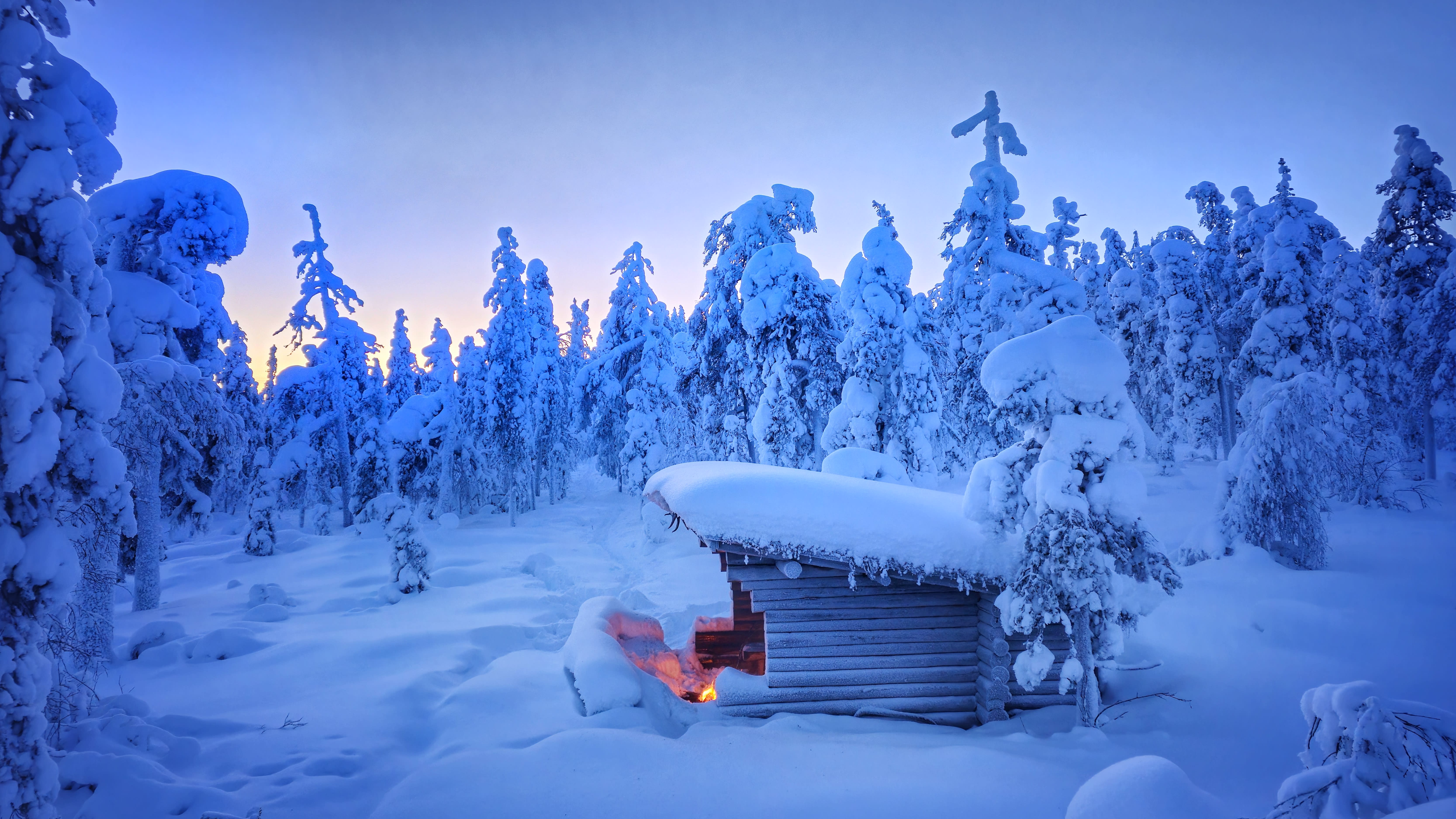 Winter wonderland: Fascinating weather pictures from Finland in January ...