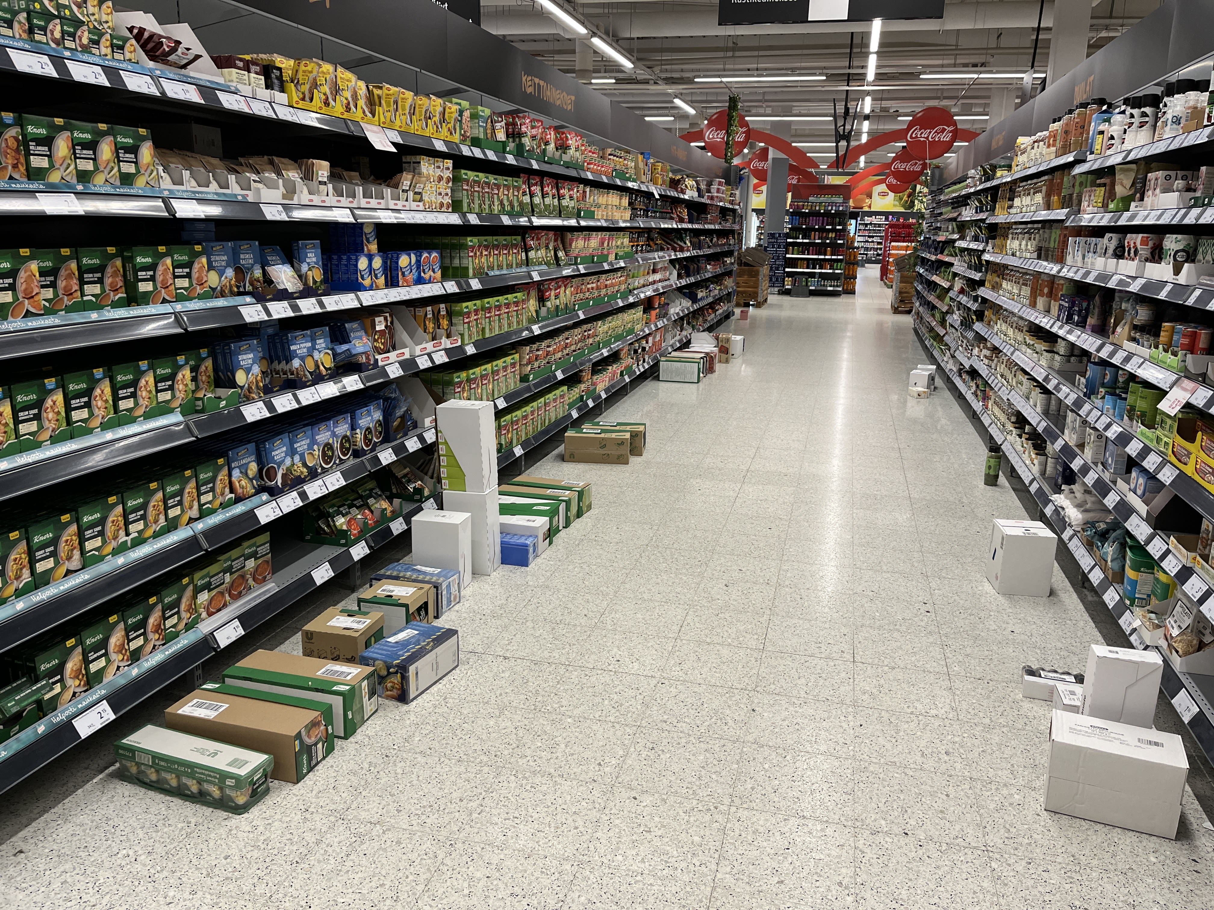 Supermarkets are opening, but there will be shortages