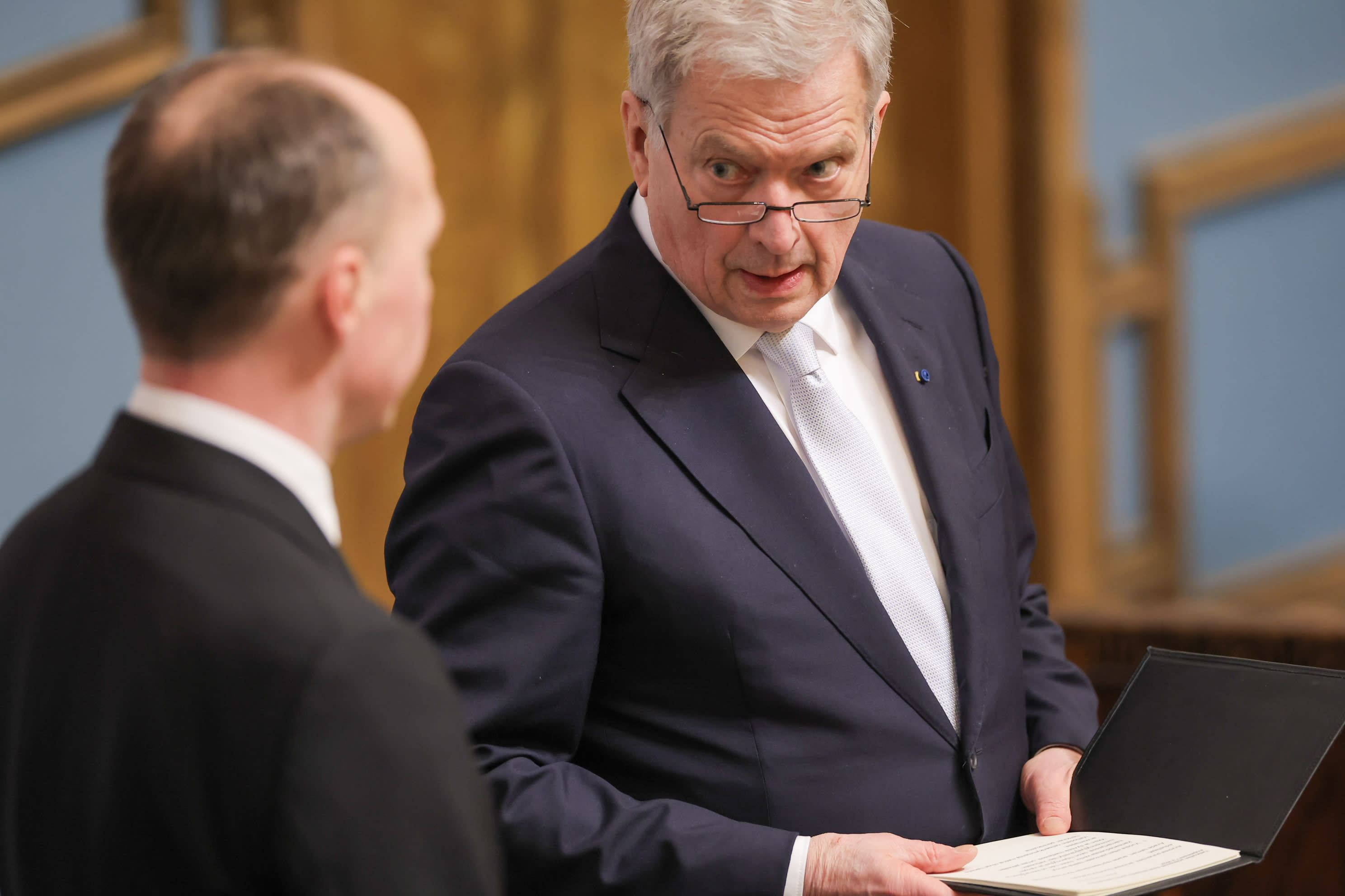 President Niinistö opens the parliament for the last time