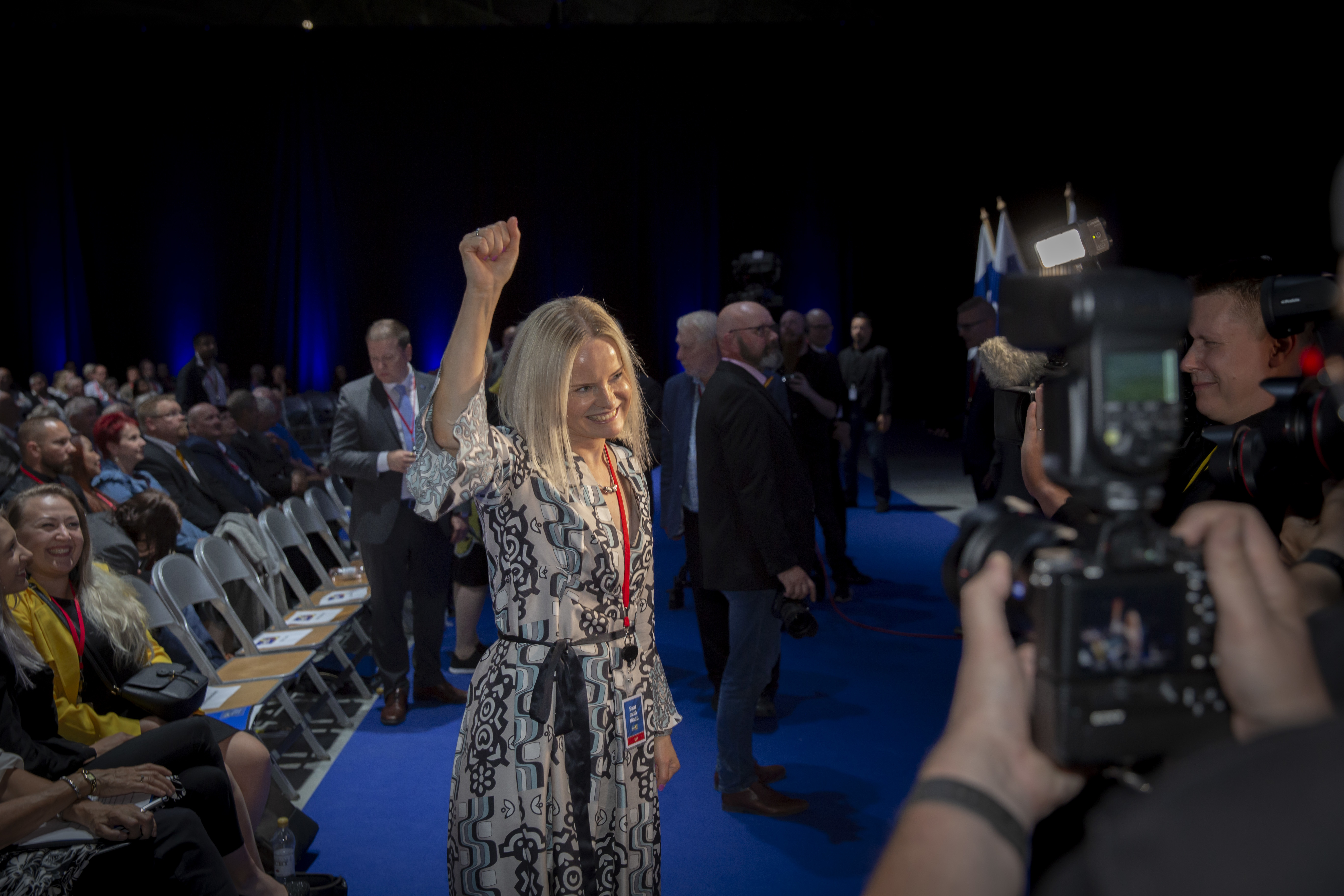 Riikka Purra wurde zum Vorsitzenden der Basic Finns gewählt