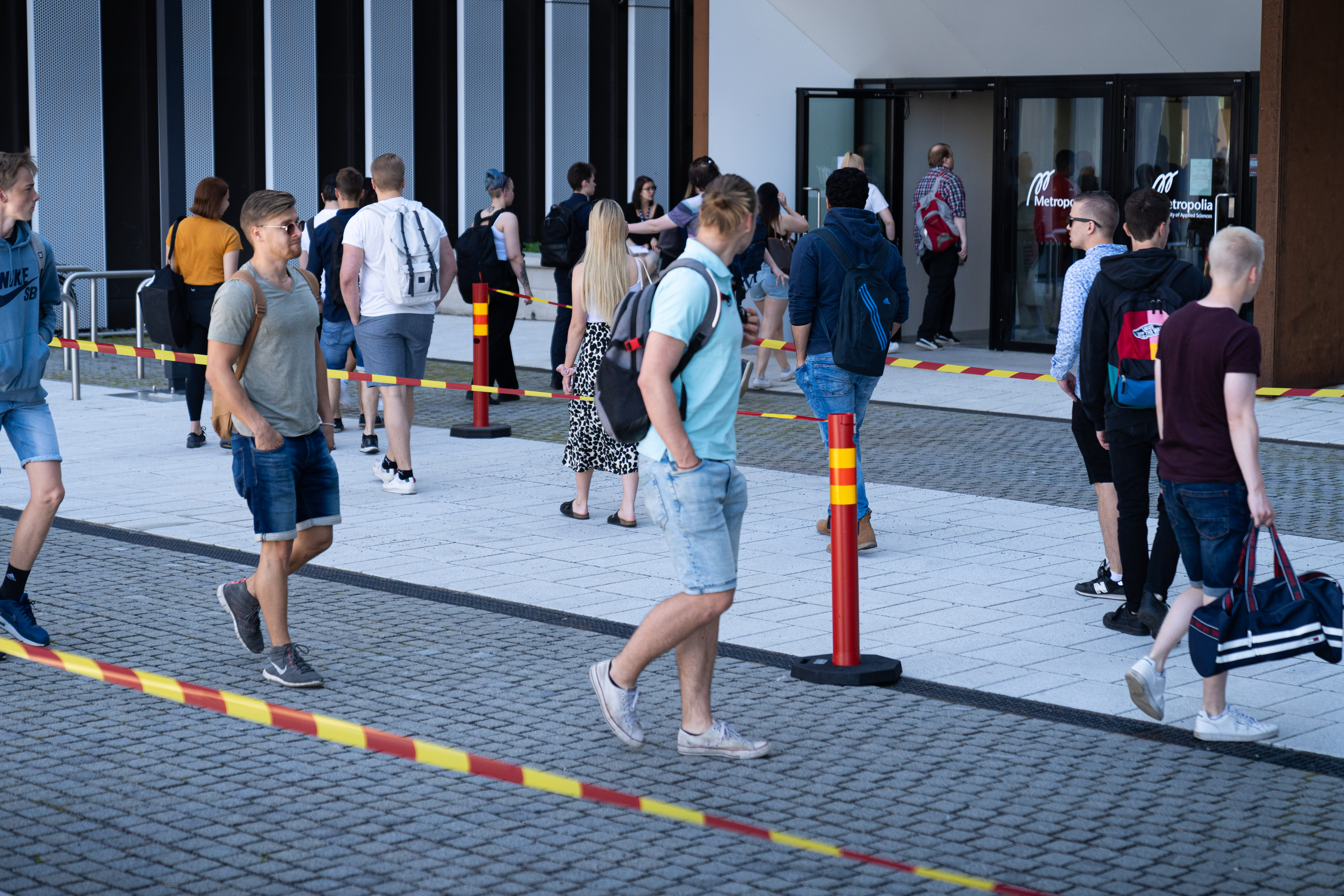 Pruebas de acceso a la universidad en el campus