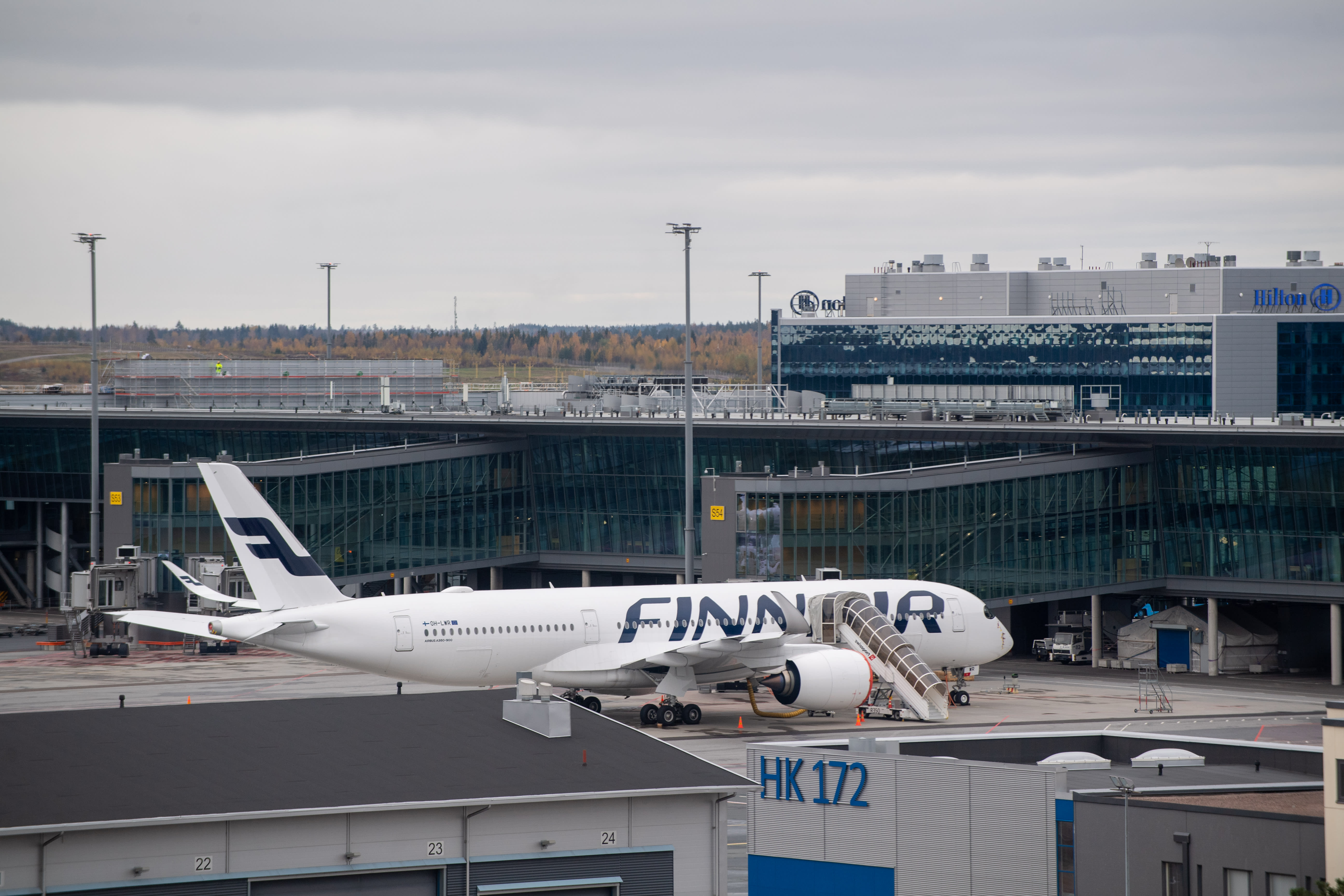 In Helsinki-Vantaa wird ein großangelegtes Unfalltraining abgehalten