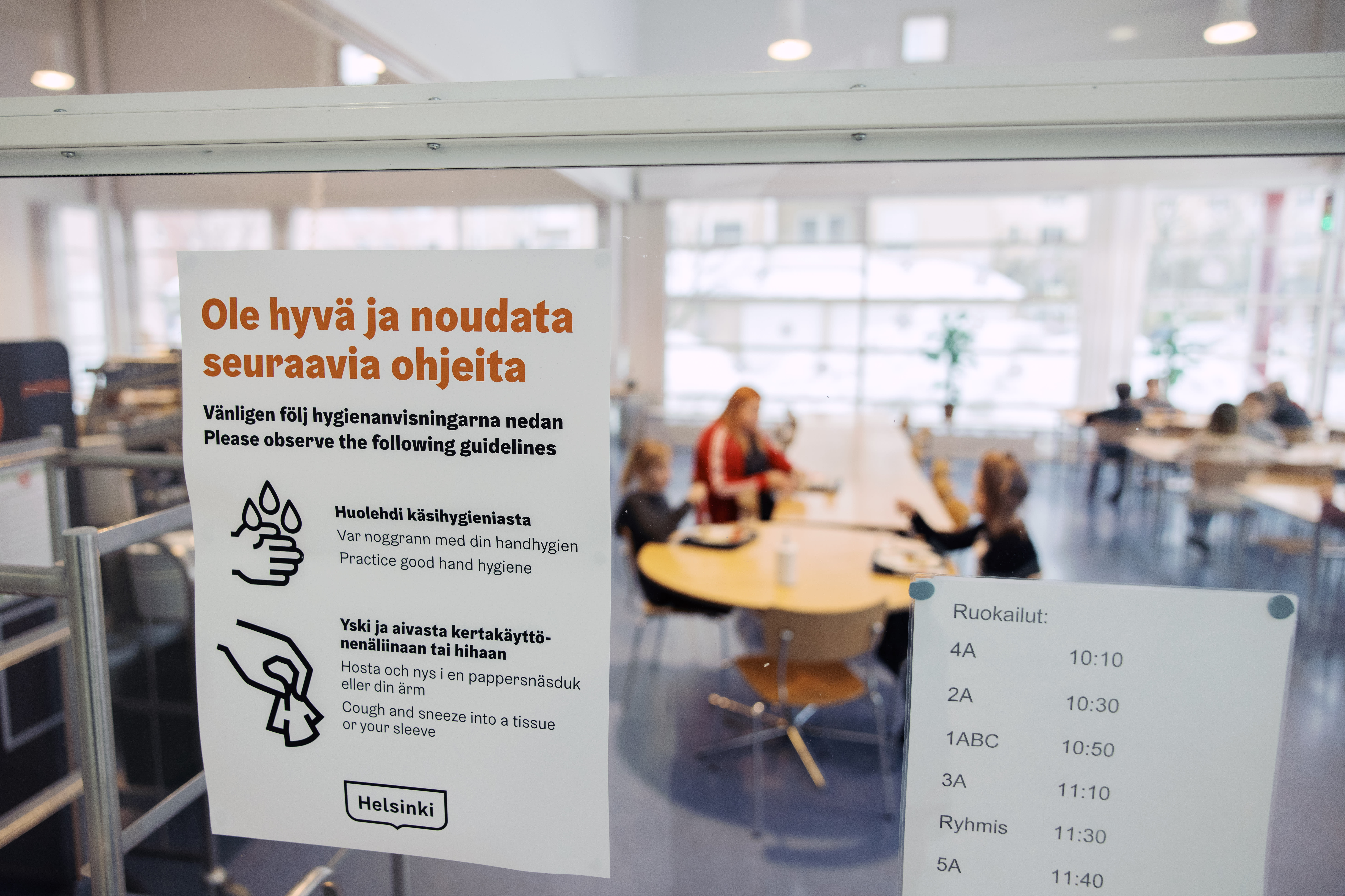 Die Behörden von Helsinki bestätigen, dass die Kinder im Großraum Helsinki am Montag in die Klassenzimmer zurückkehren werden