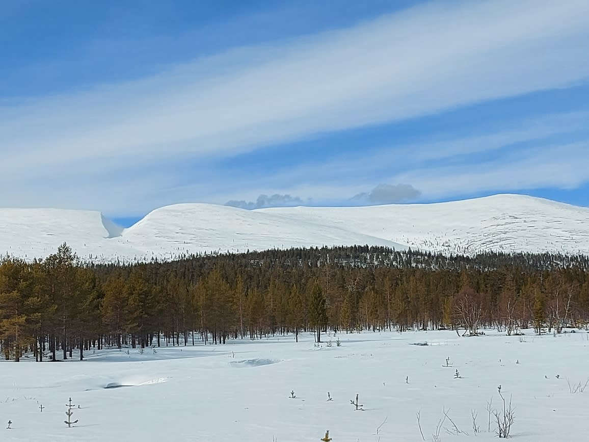 Der Rettungsdienst ortet vier Lawinen in Lappland