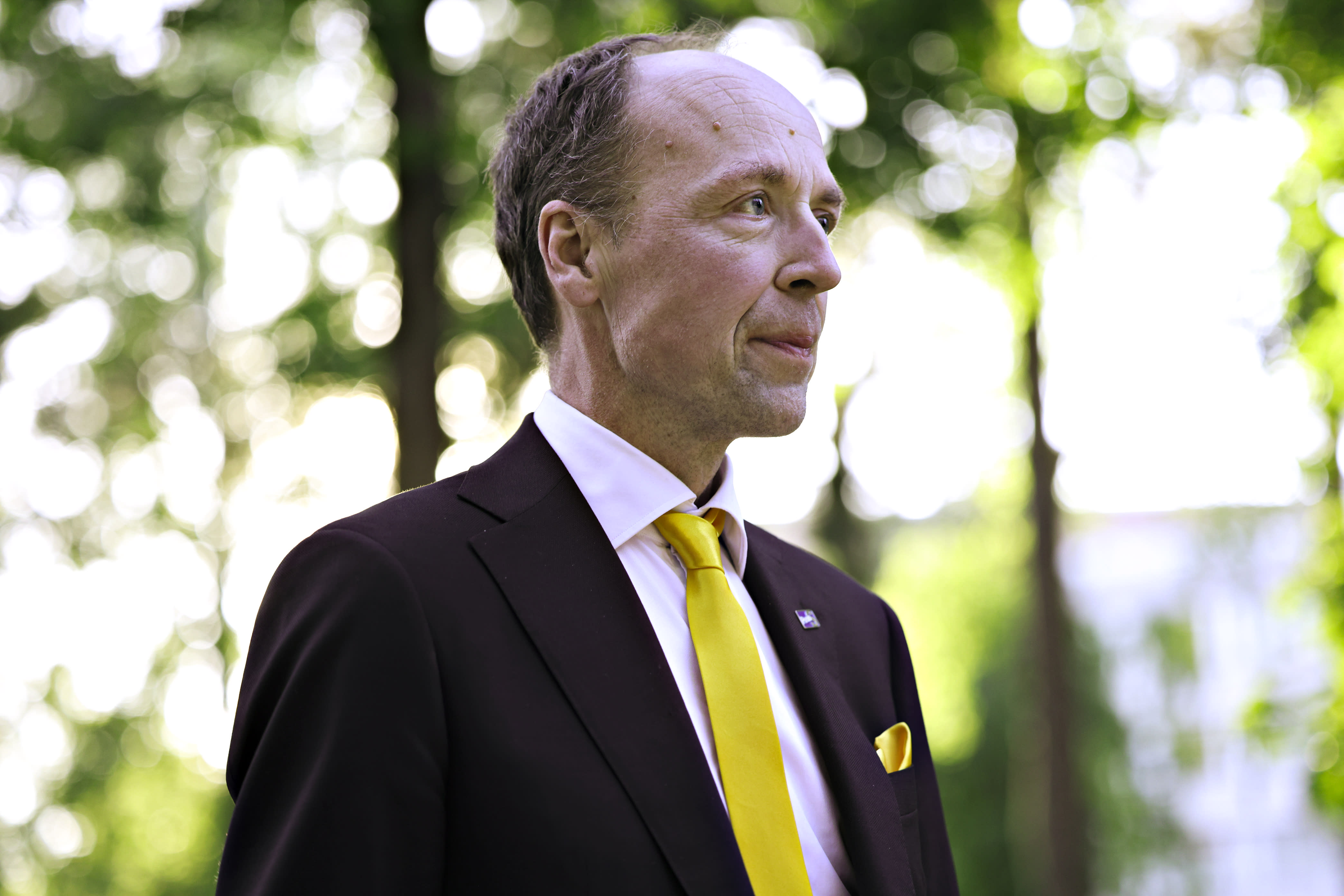 The leader of the Finnish party, Halla-aho, announces his intention to resign