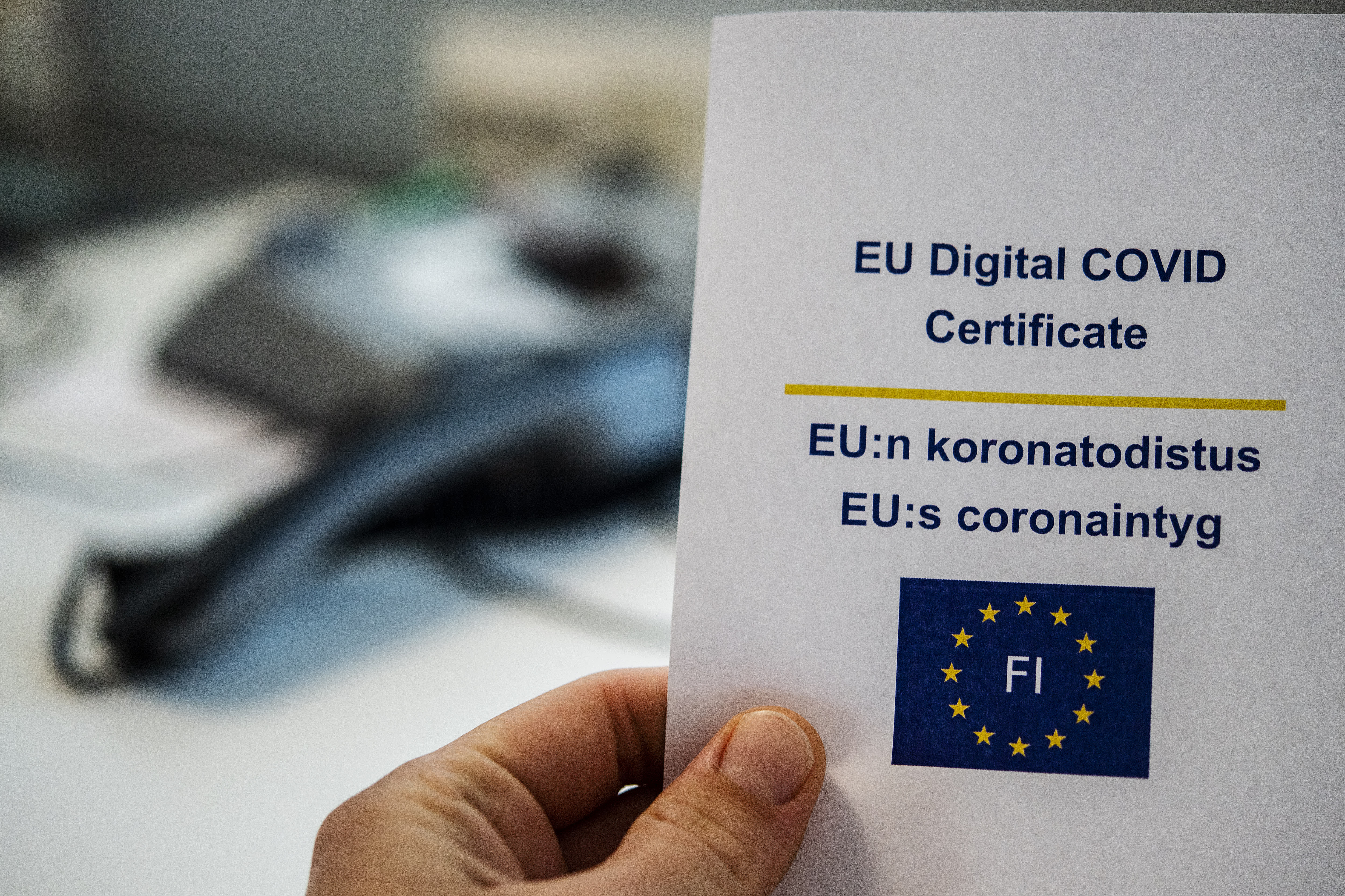 Some Finnish EU -Covid certificates require spelling corrections, incorrect dates