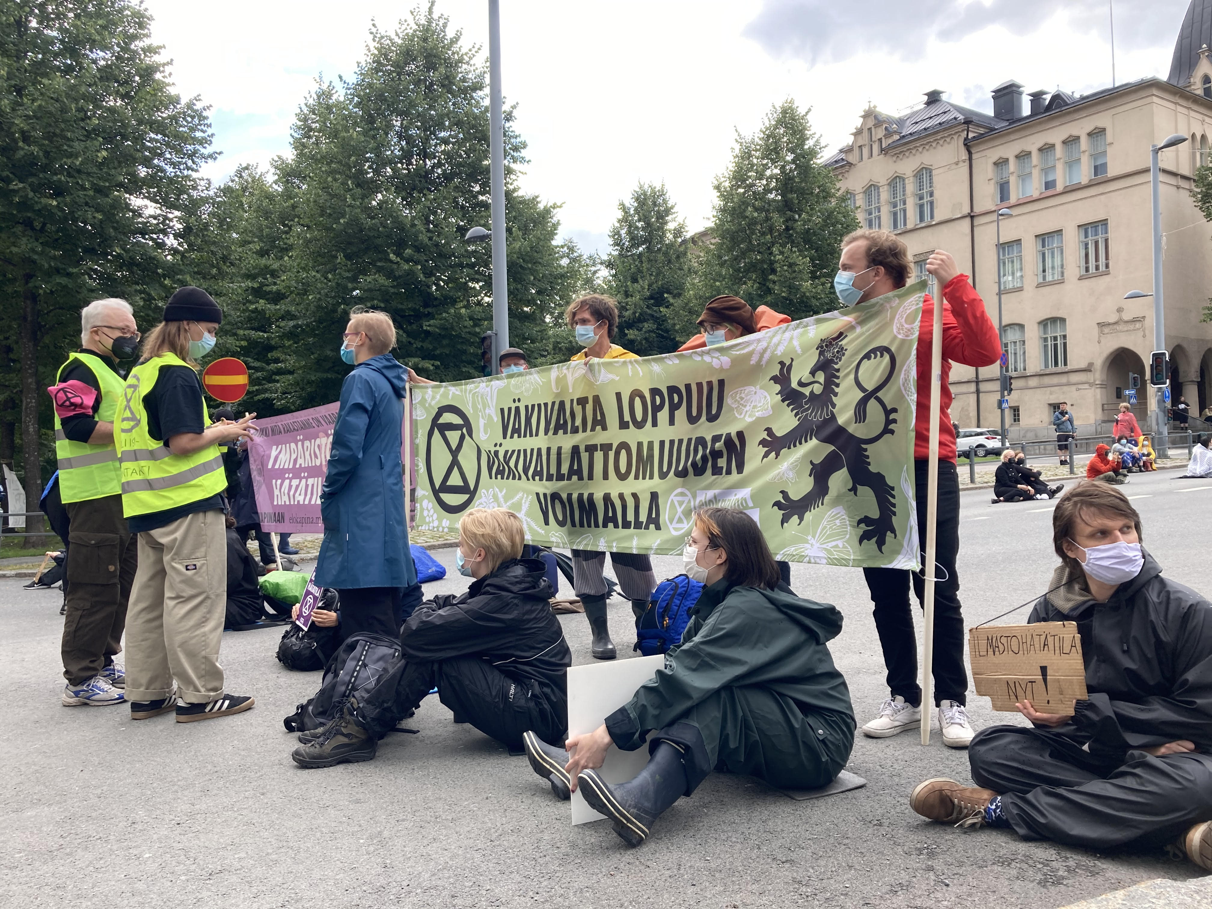 Tampere court condemned climate protesters, overturned fines