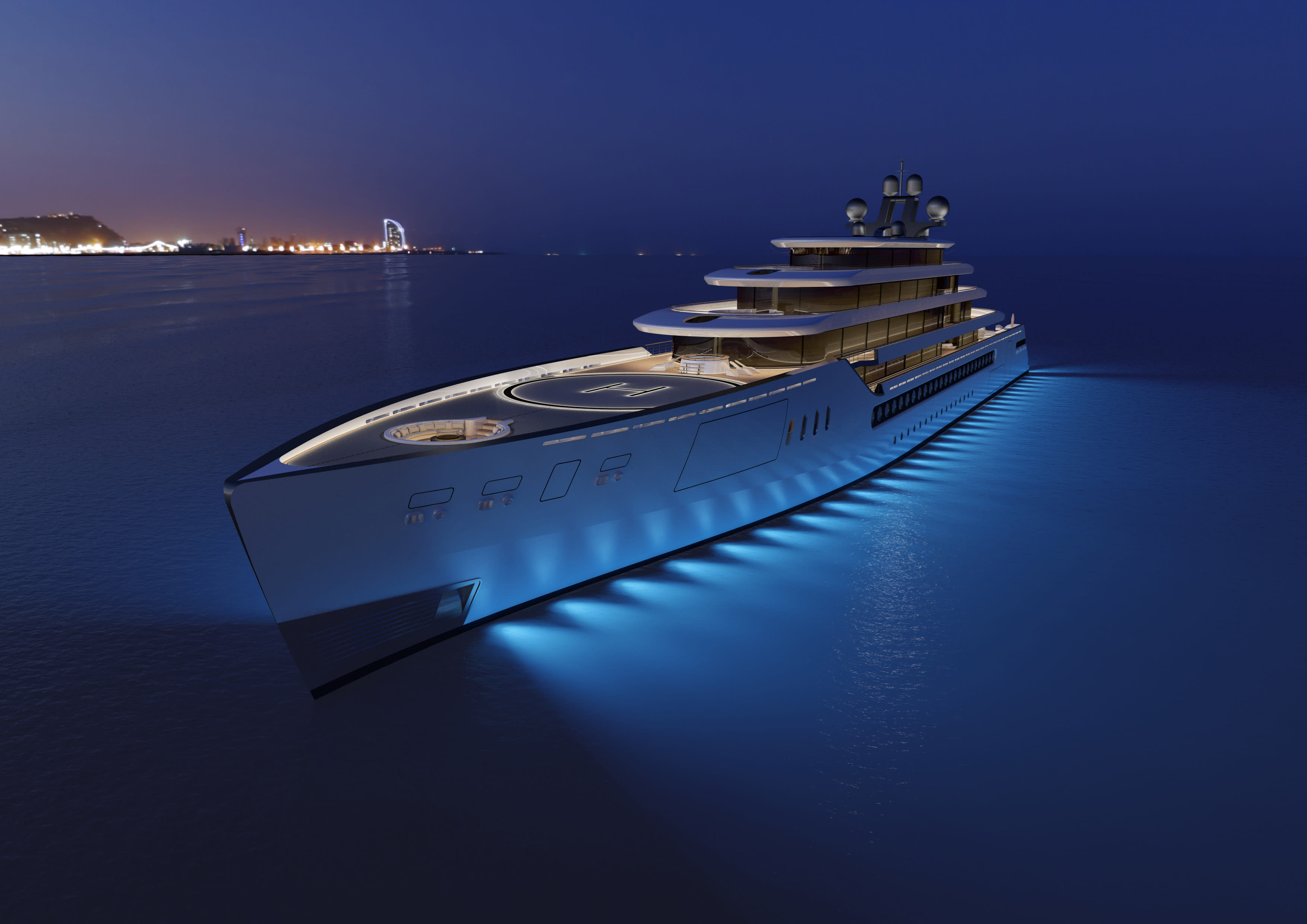 Shipbuilder Meyer designs luxury-powered luxury mega yachts