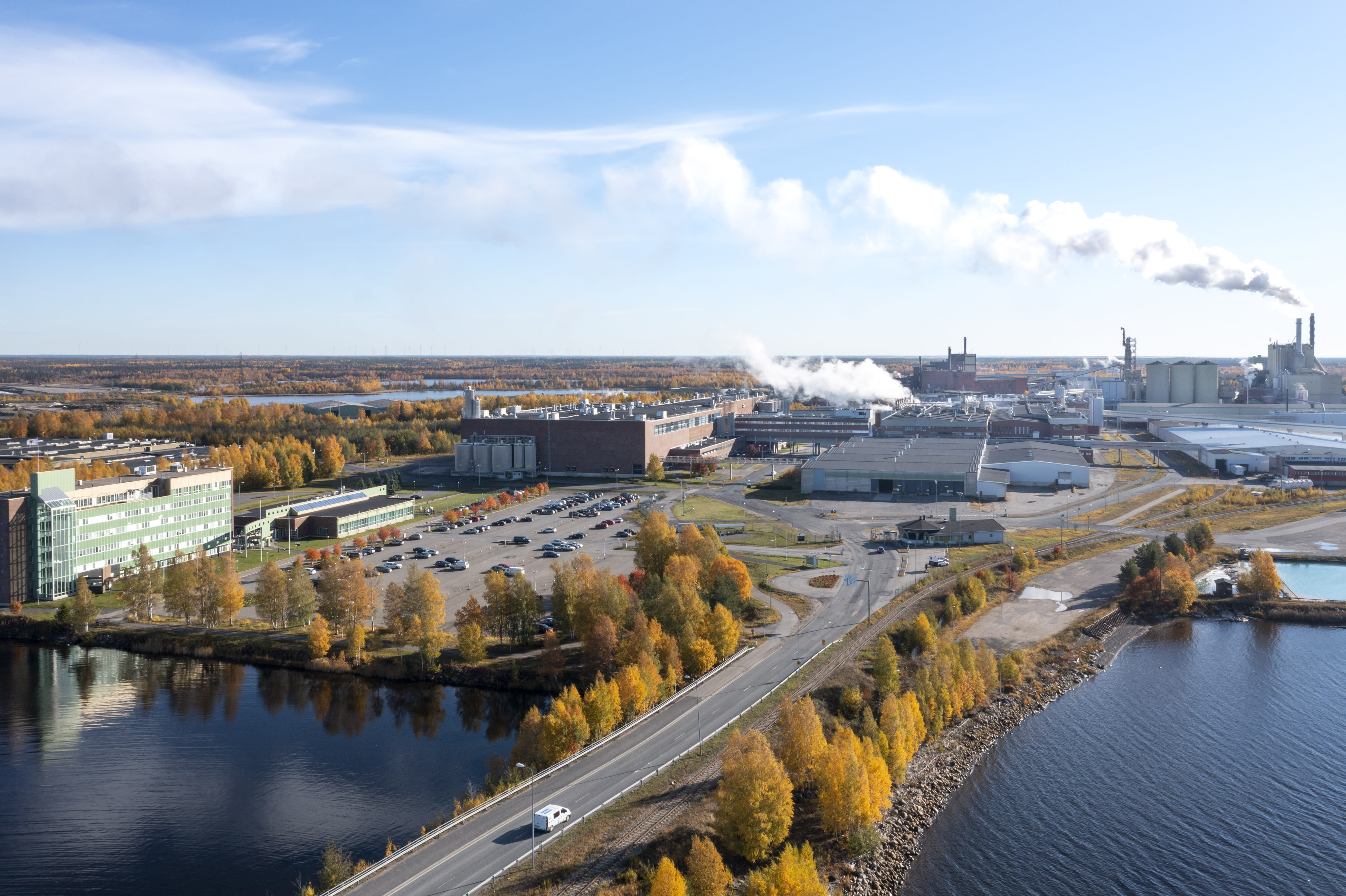 Textile recycling plant from the Lapland paper mill