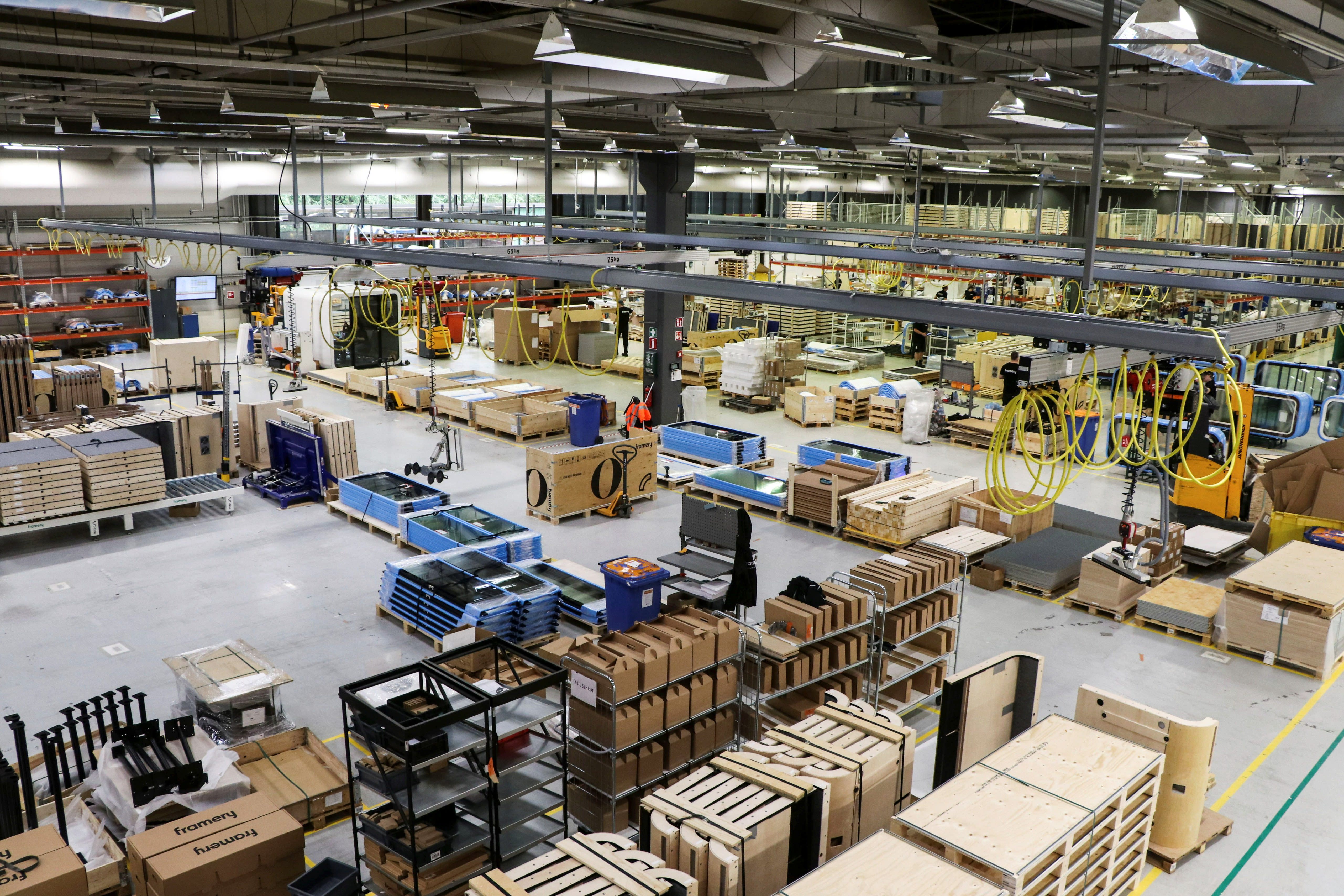 Im August legten die Neuaufträge in der Industrie um 50 Prozent zu