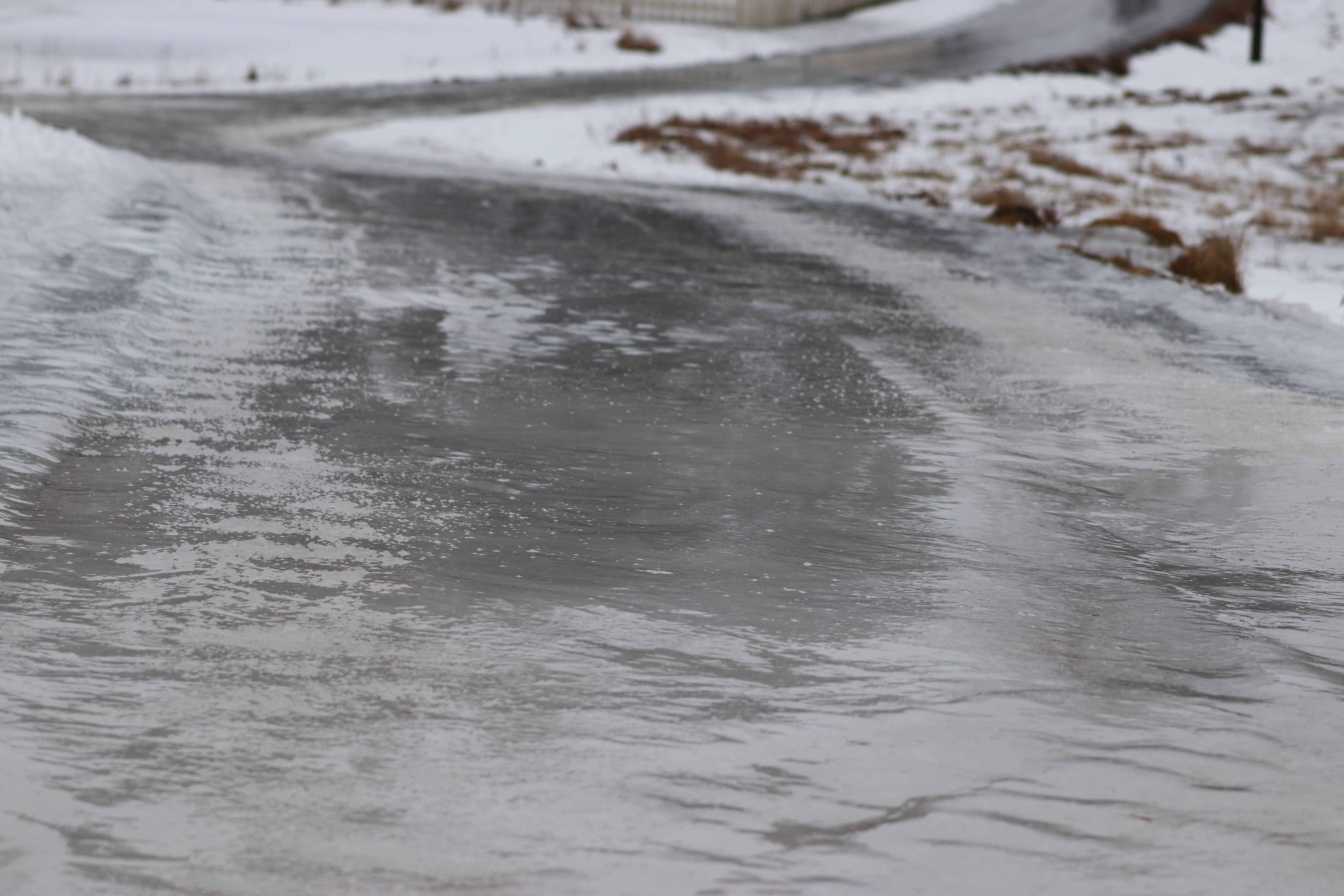 Warnings of dangerously slippery conditions – and more to come
