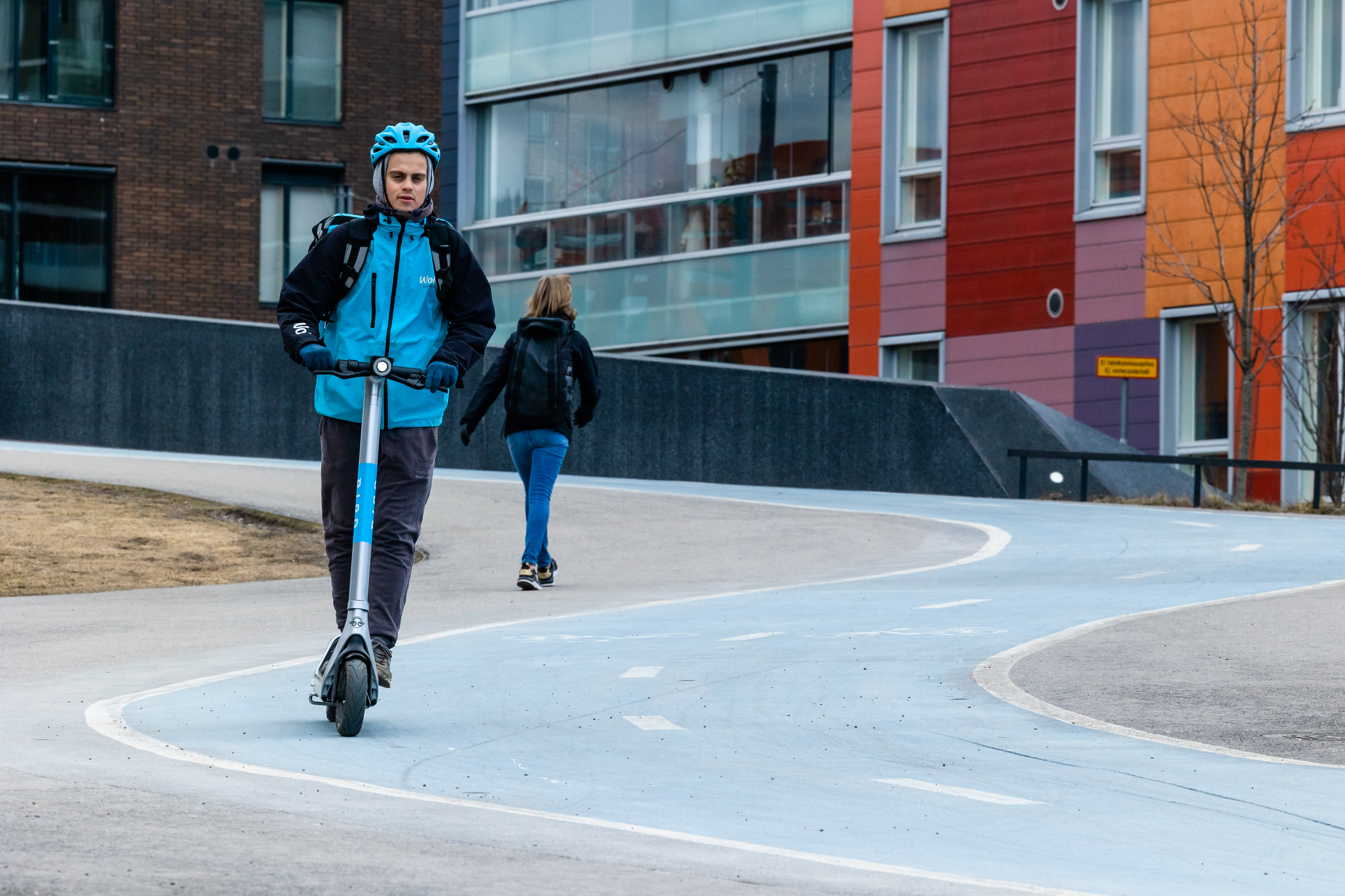 E-scooters are more popular than taxis, but walking still prevails in Helsinki
