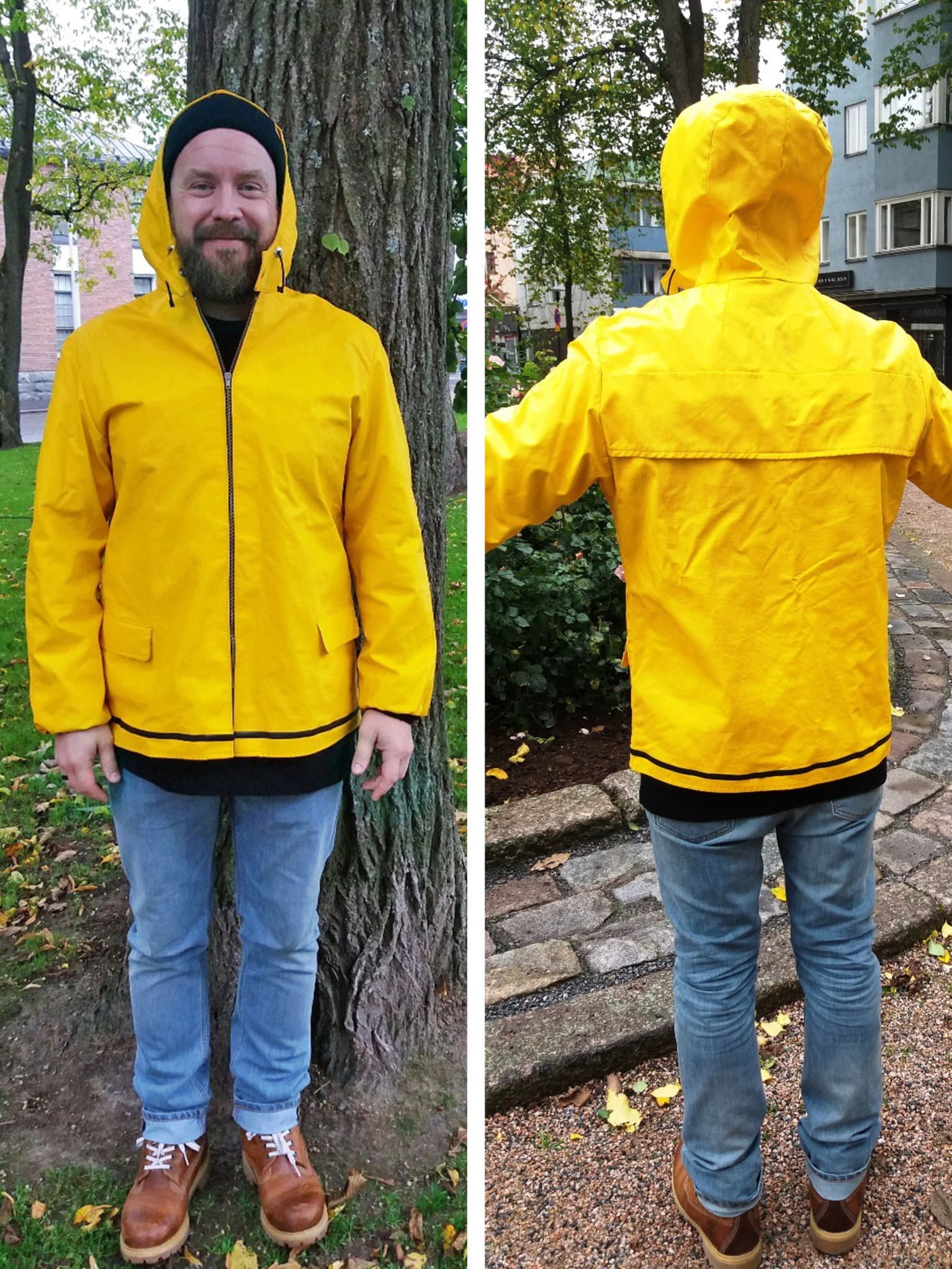Vintage rukka raincoat cheap