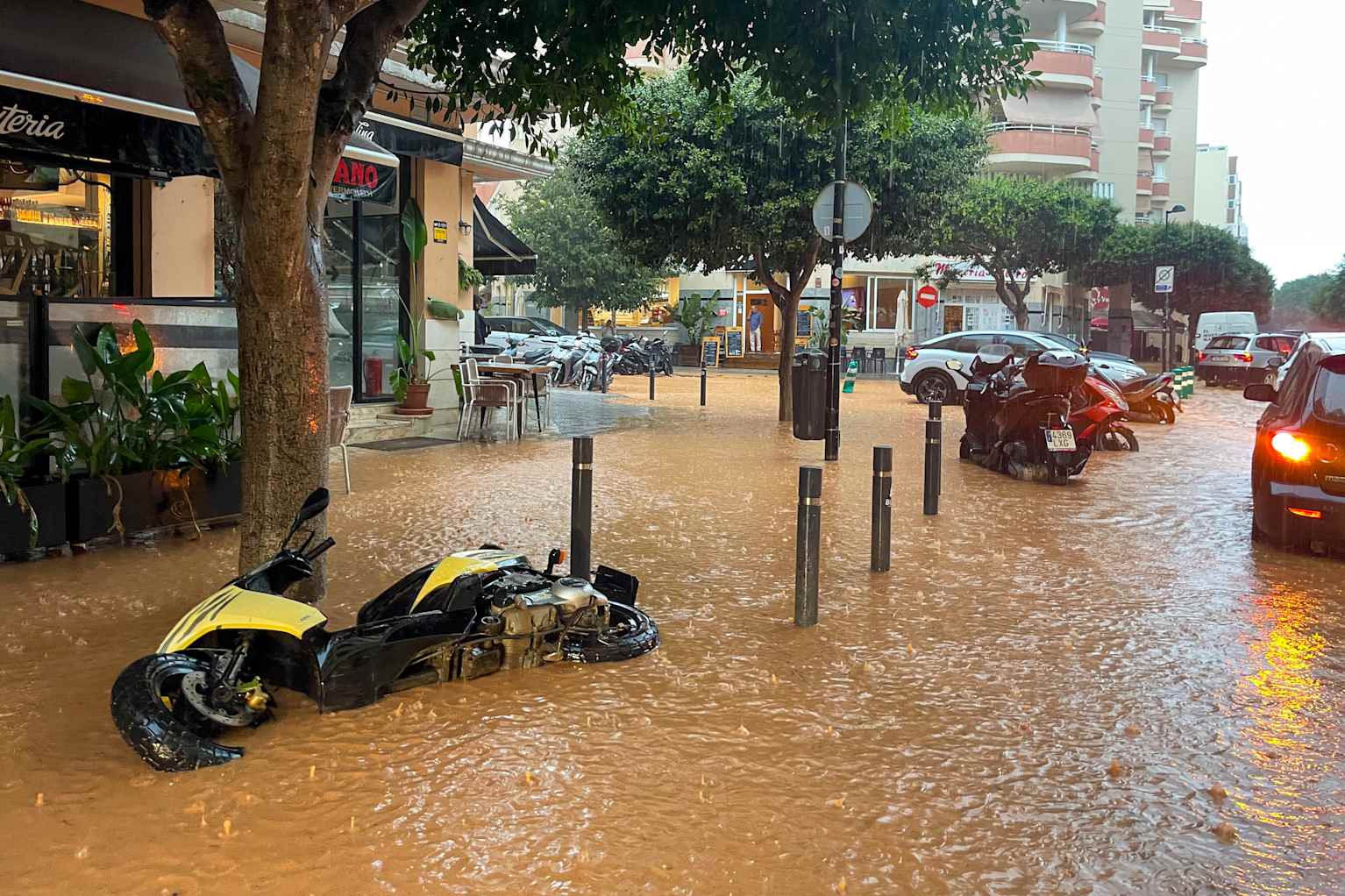 Flooding in Ibiza