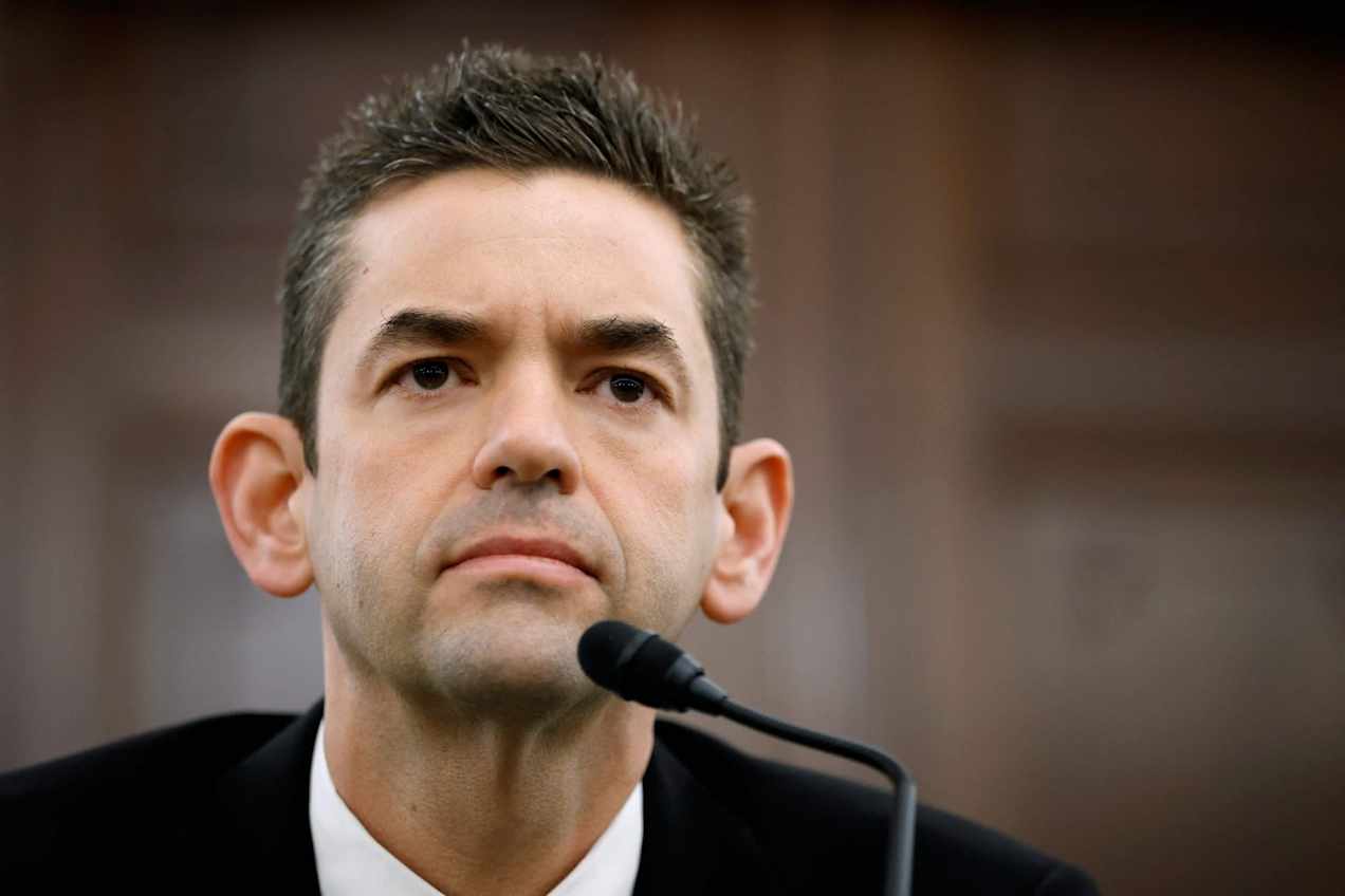 Jared Isaacman at a ⁤Senate hearing in Washington, D.C., April⁣ 2025.