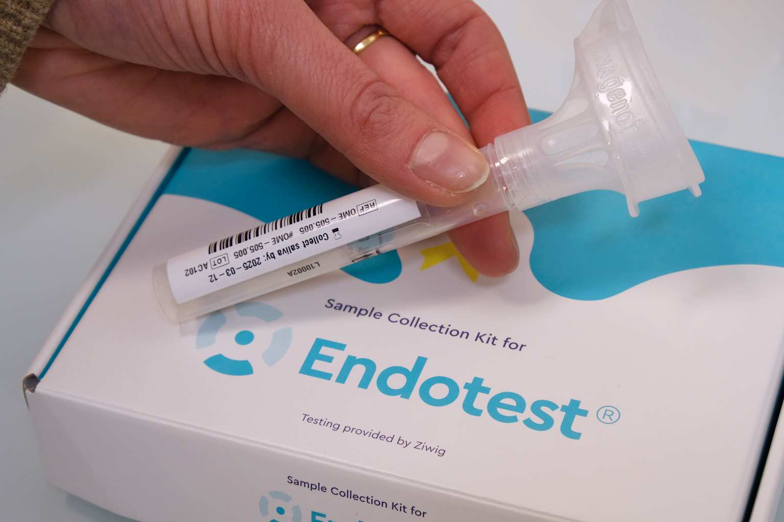 Saliva test kit