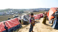 Pakolaisleiri Bangladeshissa.