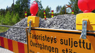 Skogbyn onnettomuustasoristeys Raaseporissa 31. toukokuuta 2018.