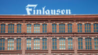 Tekstiiliyritys Finlaysonin kyltti Tampereella.