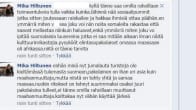 Kuvakaappaus julkisesta Facebook-profiilista