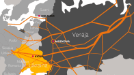 Suuri osa Venäjän Eurooppaan tuomasta kaasusta kulkee Ukrainan kautta.