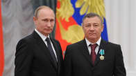 Venäjän presidentti Vladimir Putin ja Arkadi Rotenberg lokakuussa 2013.