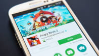 Angry Birds 2 -ruutu puhelimen näytöllä