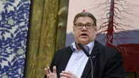 Perussuomalaisten puheenjohtaja ulkoministeri Timo Soini Perussuomalaisten ministeriryhmän maakuntakierroksella Sallassa 22. tammikuuta 2016. 