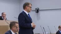 Pääministeri Juha Sipilä eduskunnan kyselytunnilla 1. joulukuuta.
